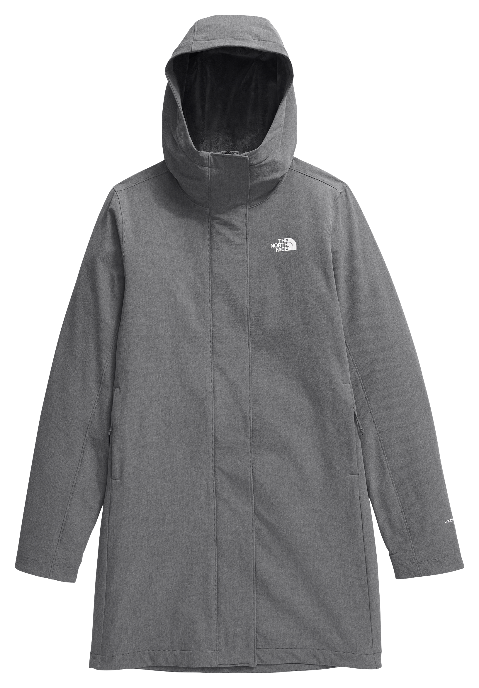 Image of The North Face Shelbe Raschel Parka for Ladies - Smoked Pearl Heather - S