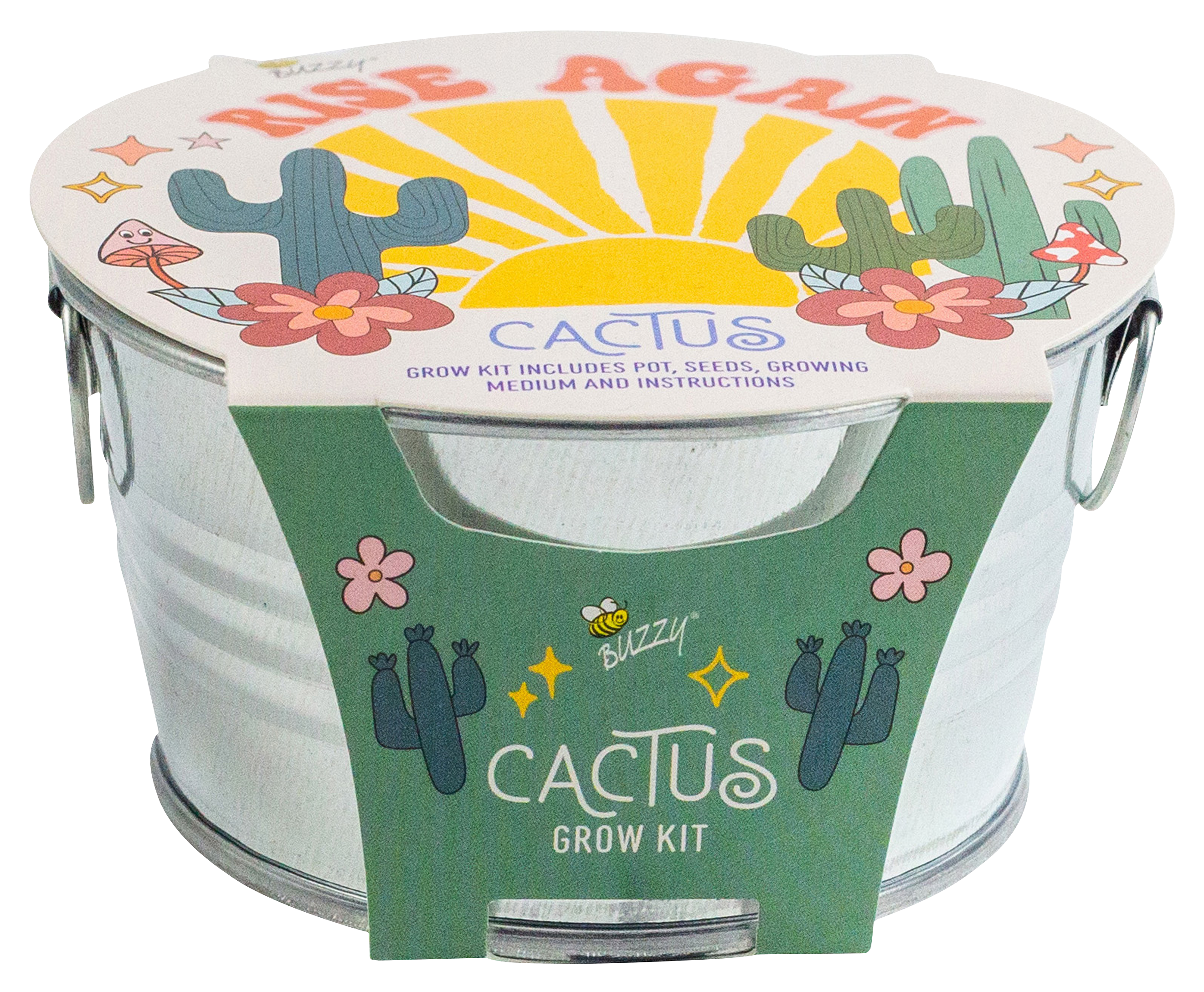 Image of Buzzy Cactus Mini Basin Grow Kit