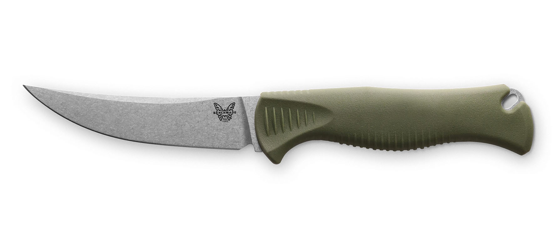 Image of Benchmade Meatcrafter 4″ Fixed-Blade Knife with Santoprene Handle
