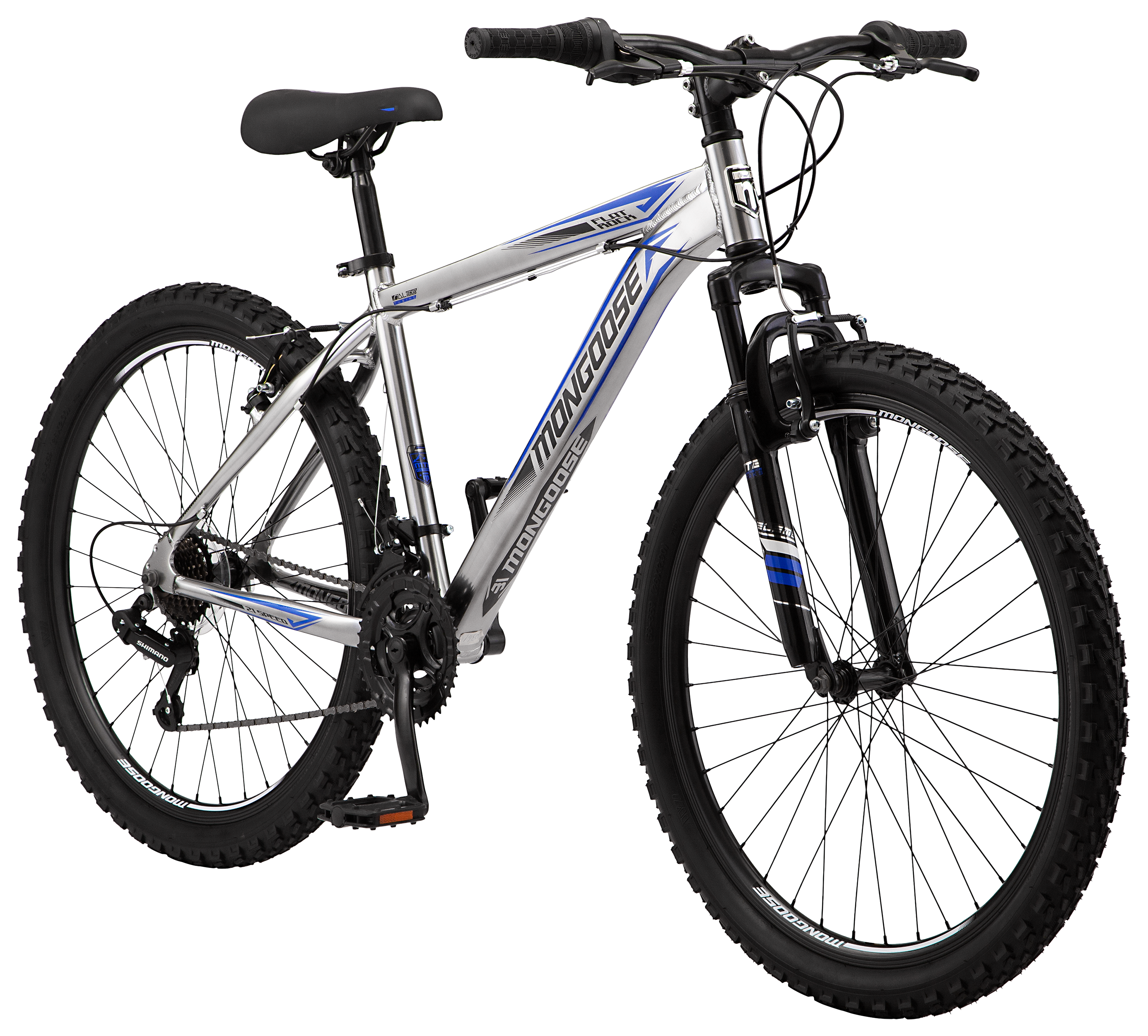 Mongoose Flatrock Mountain Bike - Silver