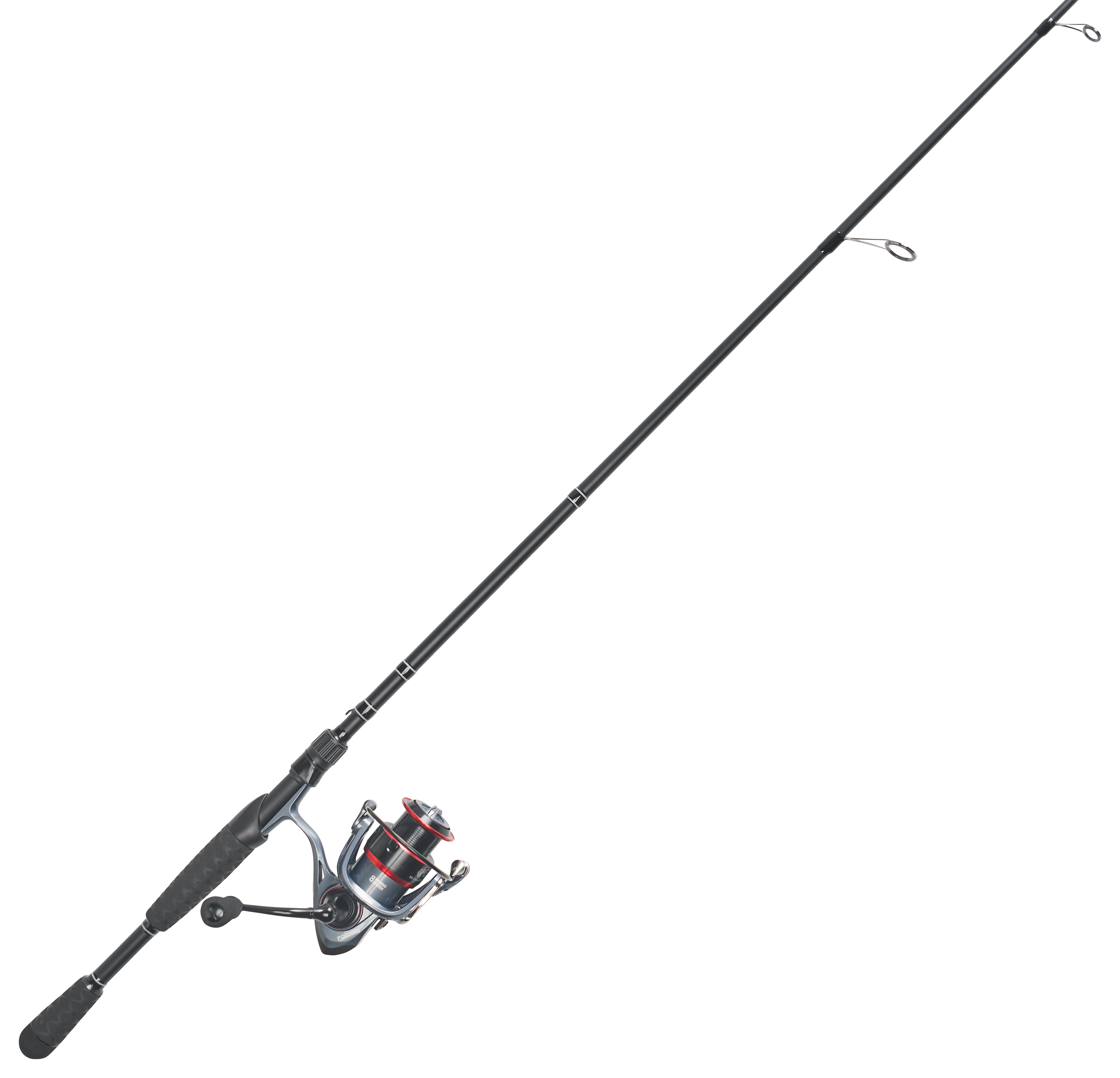 Image of Bass Pro Shops Pro Qualifier LE Pre-Mount Spinning Combo - Reel Size 30 - 6'8″ Medium Light