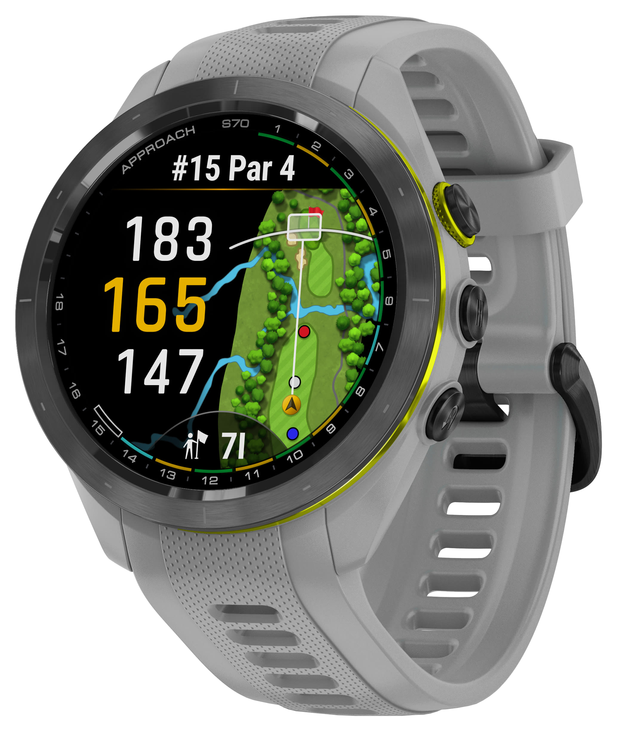 Garmin Approach S70 GPS Golf Smartwatch - Gray - 42mm - Garmin