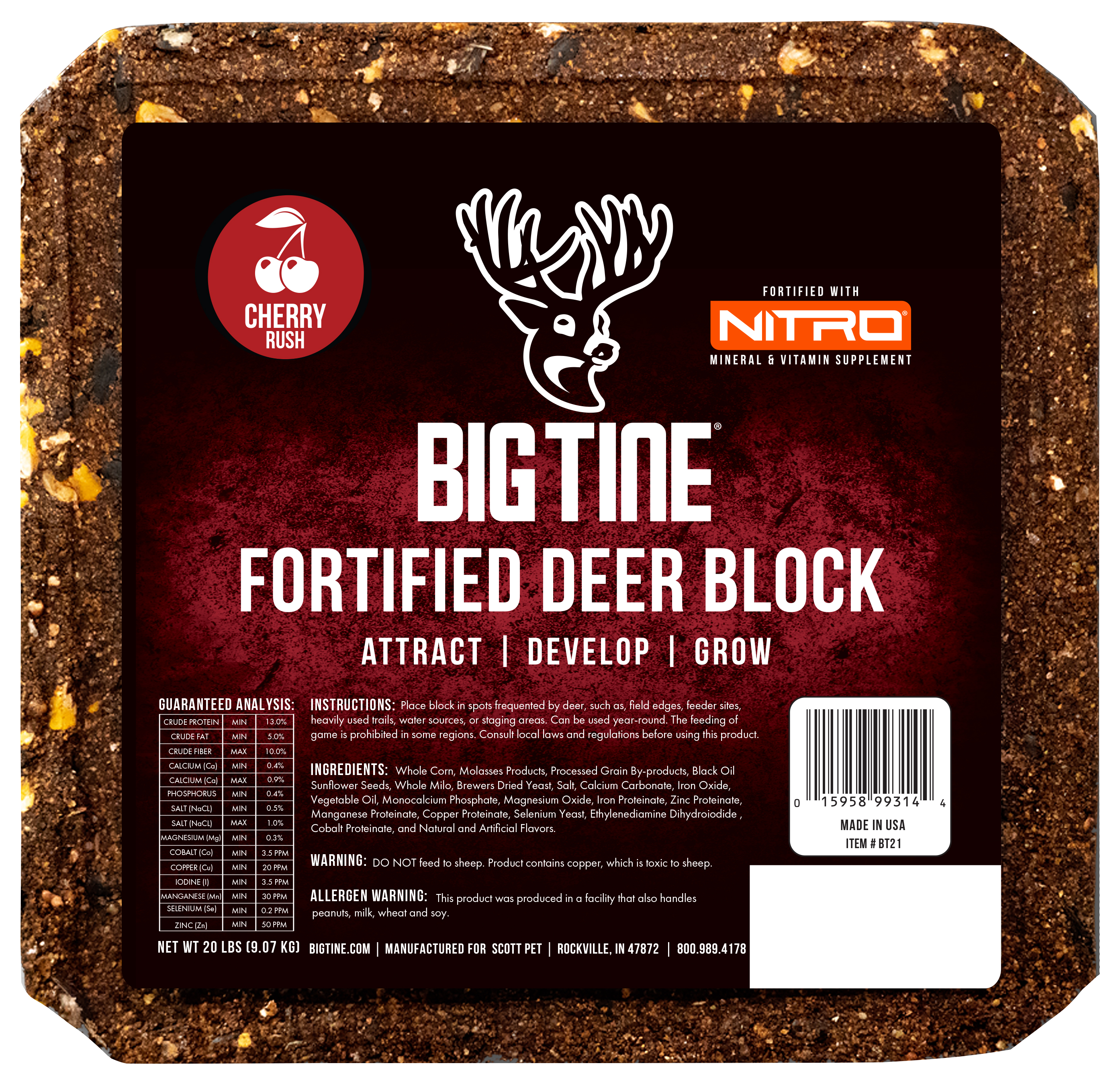 Big Tine Fortified Deer Block