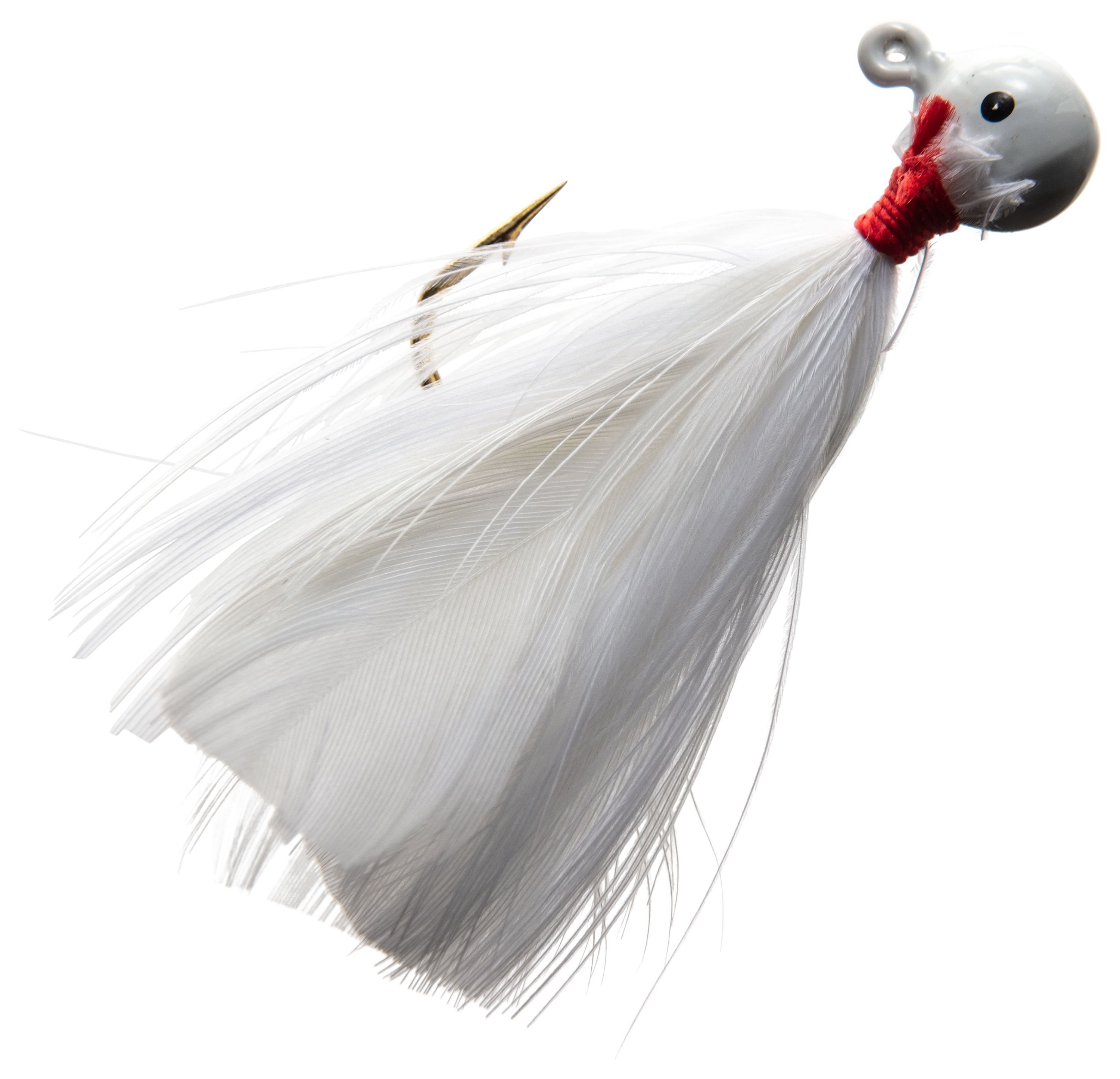 Custom Jigs and Spins Flu Flu Jig - 1/64 oz - White
