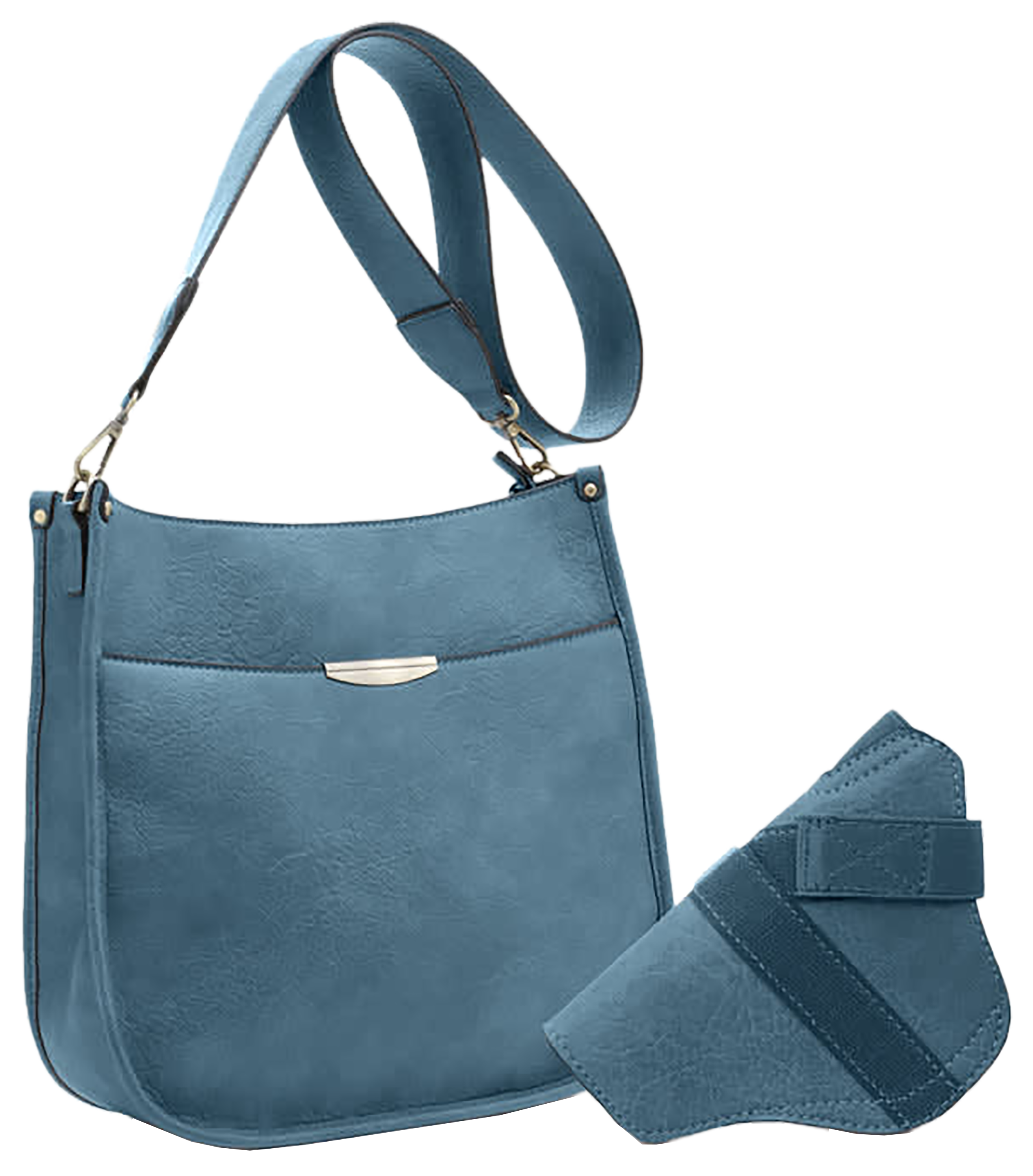 Jessie &James Handbags Ava Concealed Lock-and-Key Crossbody Bag - Turquoise - Jessie & James Handbags