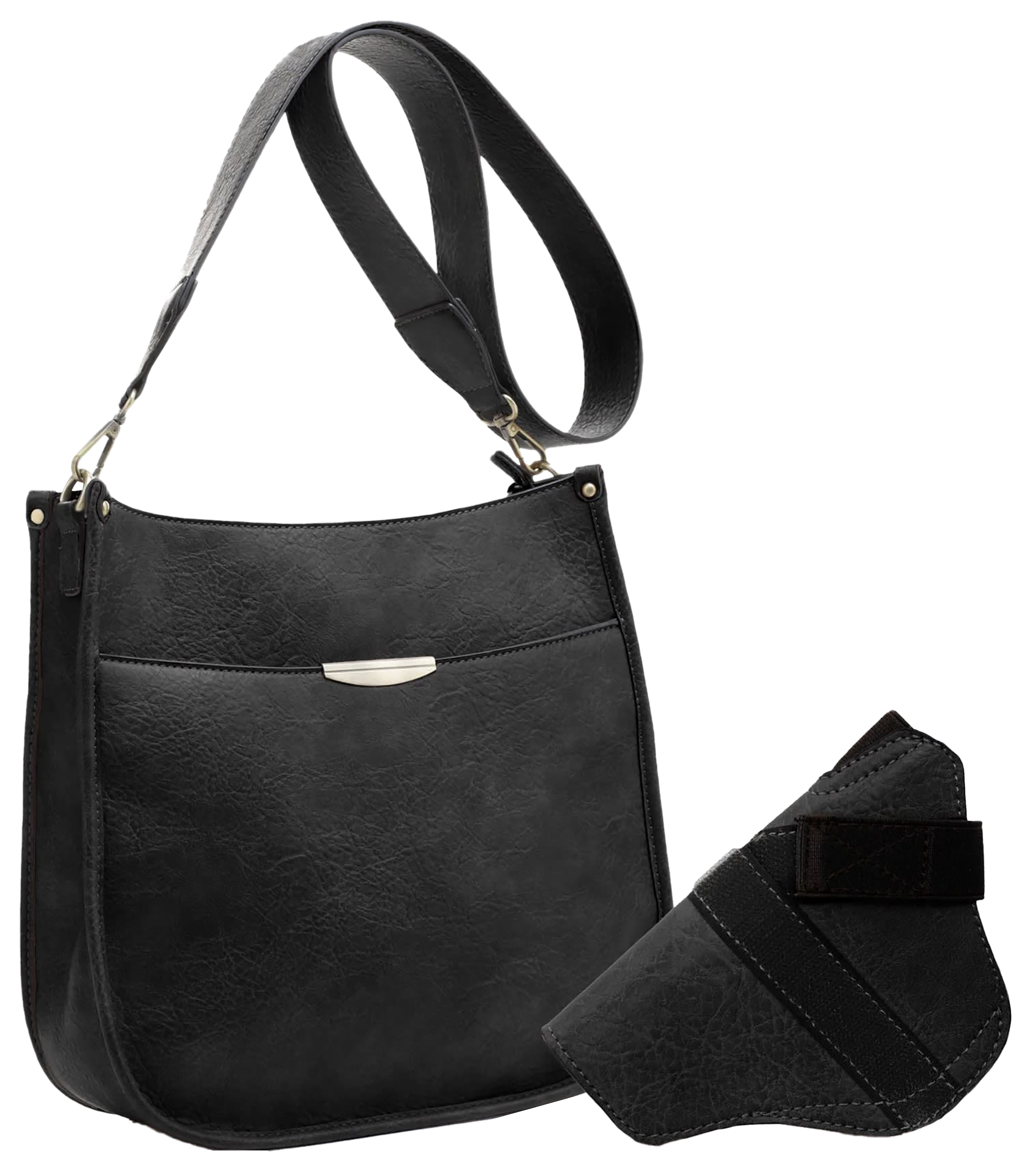 Jessie &James Handbags Ava Concealed Lock-and-Key Crossbody Bag - Black - Jessie & James Handbags