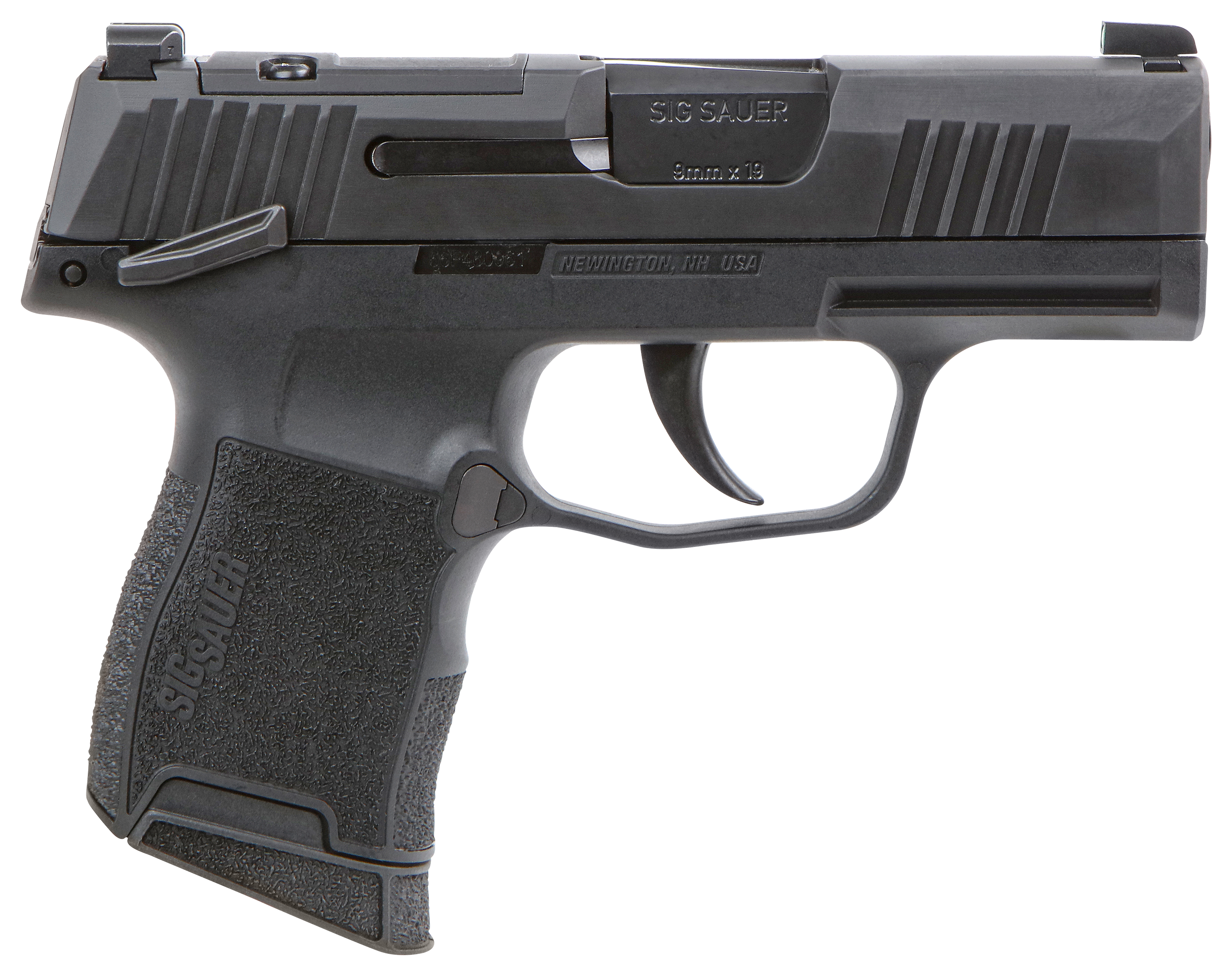 SIG SAUER P365 OpticReady SemiAuto Pistol with XRAY3 Night Sights and Manual Safety  MA Compliant  9mm
