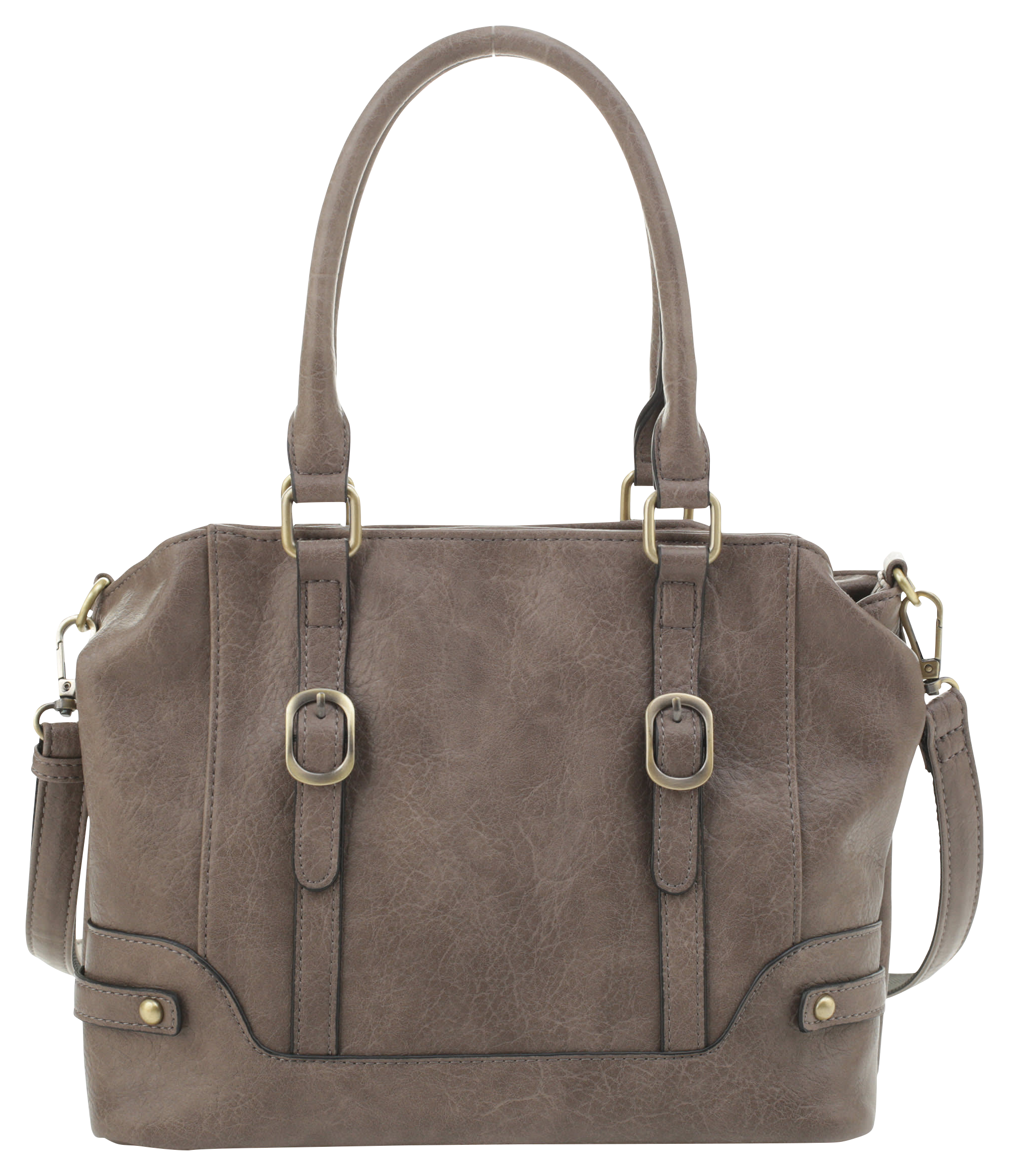 Jessie &James Handbags Elena Lock and Key Concealed-Carry Satchel Handbag - Smoke Gray - Jessie & James Handbags