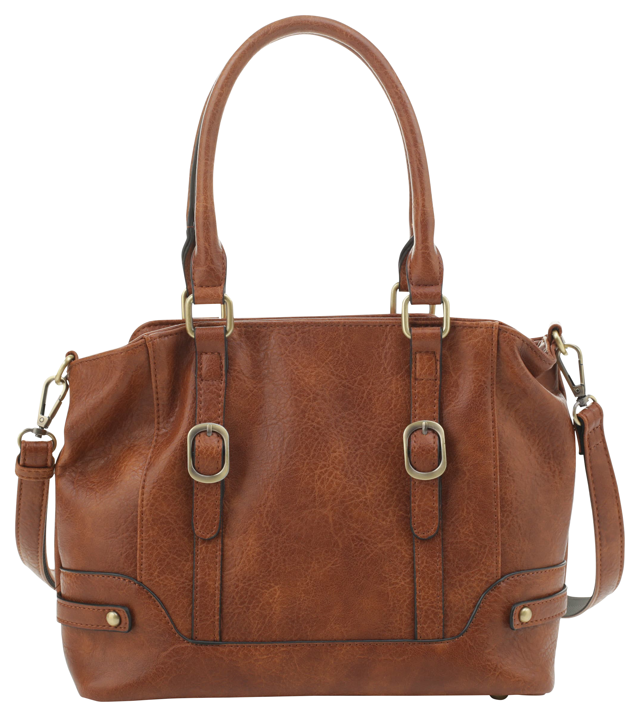 Jessie &James Handbags Elena Lock and Key Concealed-Carry Satchel Handbag - Brown - Jessie & James Handbags