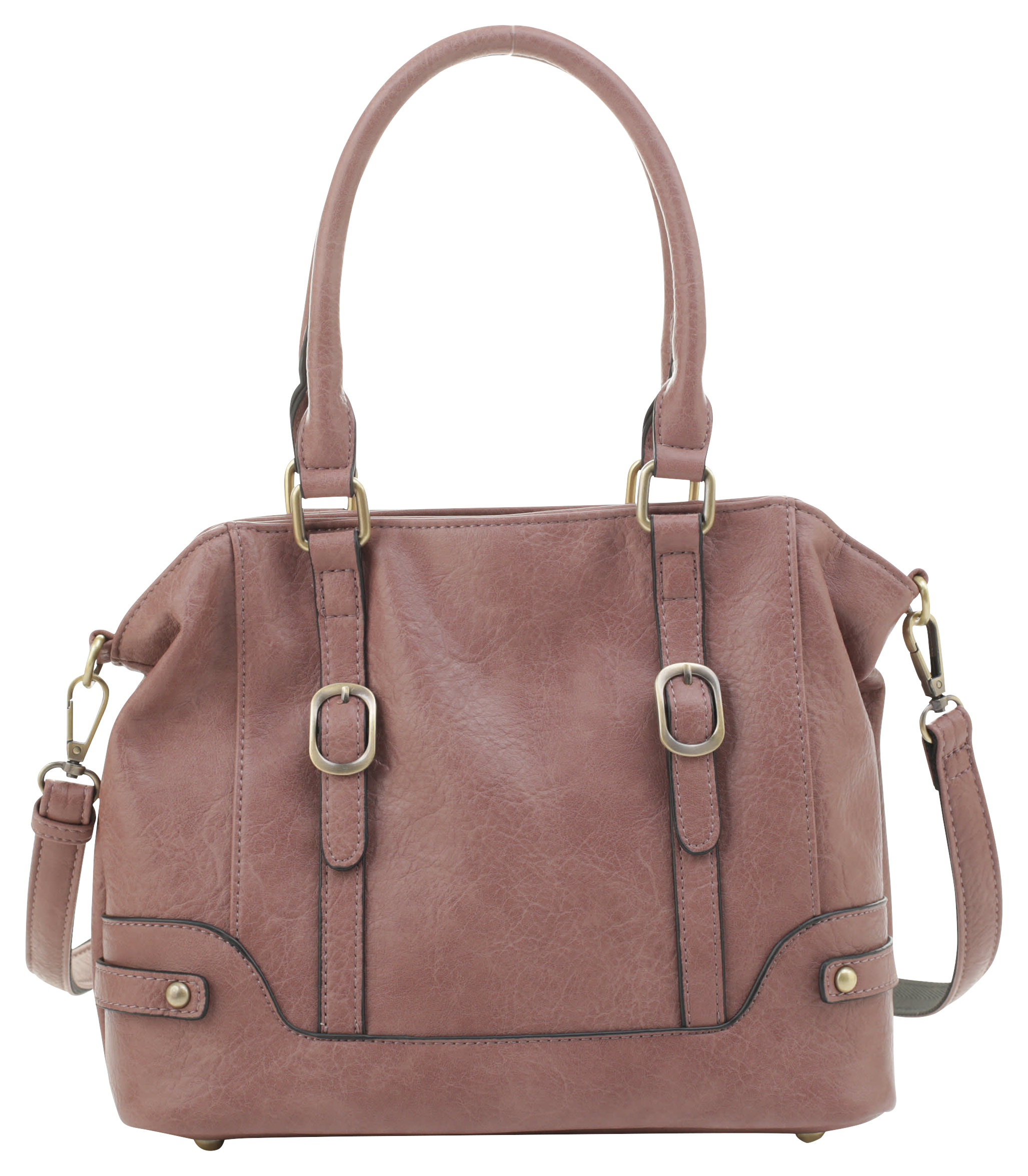 Jessie &James Handbags Elena Lock and Key Concealed-Carry Satchel Handbag - Dark Mauve - Jessie & James Handbags