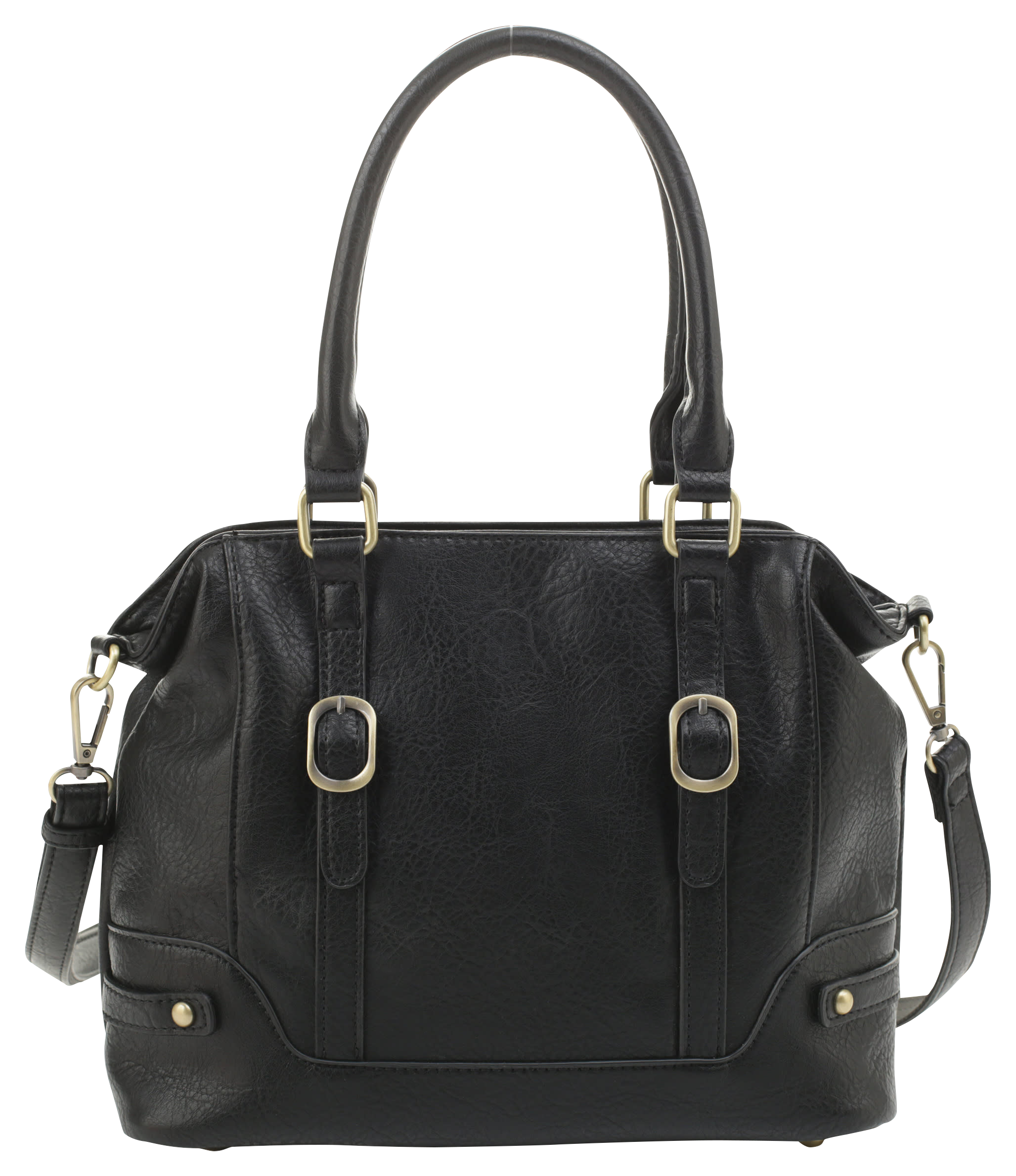 Jessie &James Handbags Elena Lock and Key Concealed-Carry Satchel Handbag - Black - Jessie & James Handbags