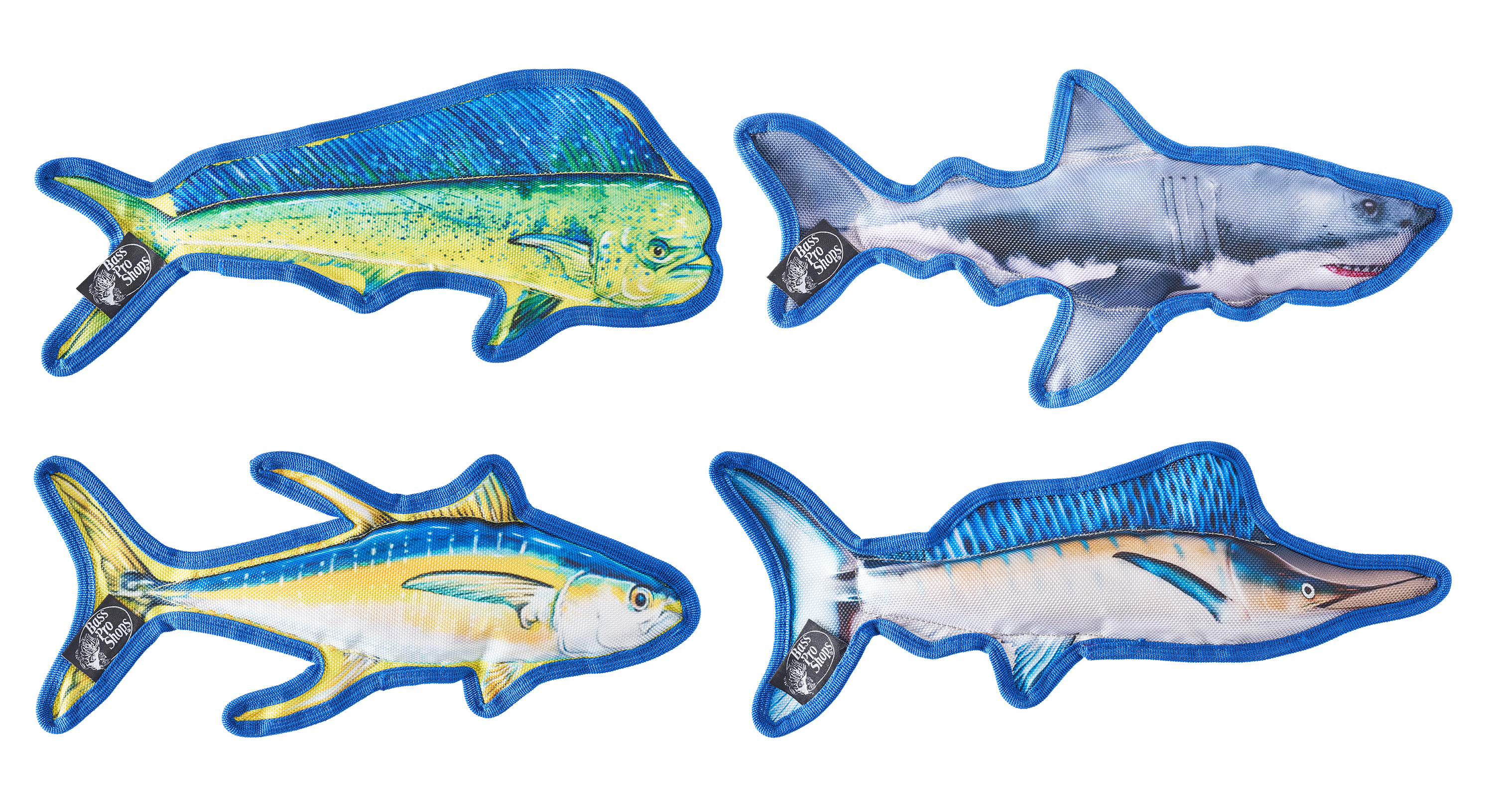 Bass Pro Shops Assorted Saltwater Fish Dog Toys - Bass Pro Shops