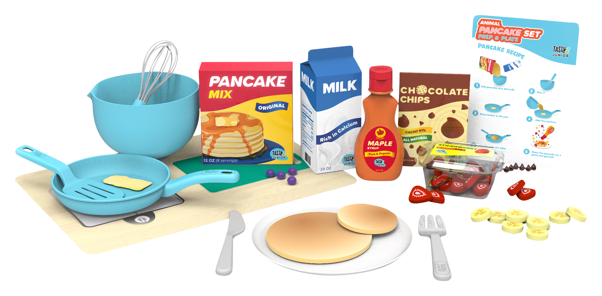 Tasty Junior Animal Pancakes Play Set