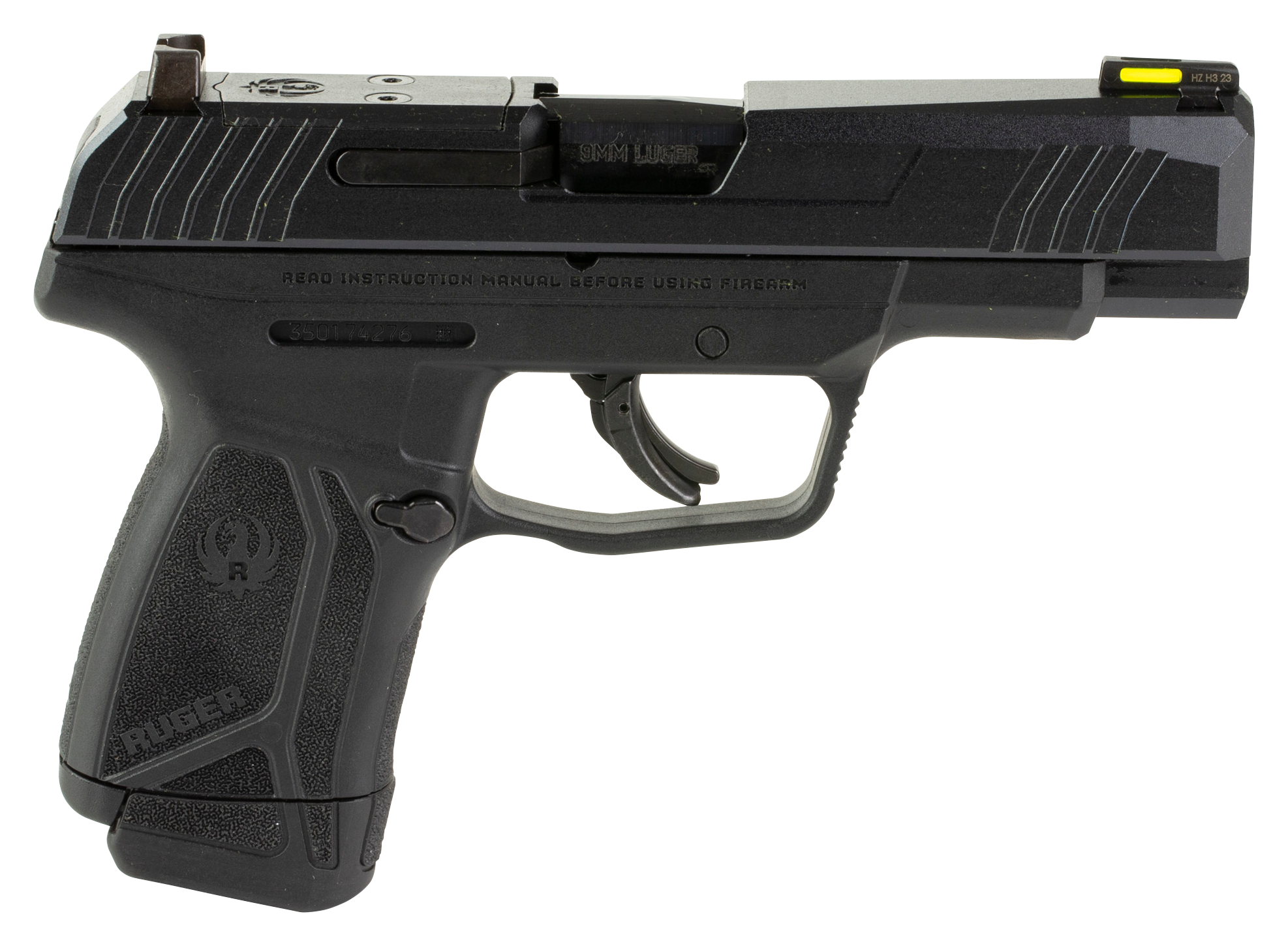 Ruger Max9 SemiAuto Pistol with FiberOptic Sight and Thumb Safety