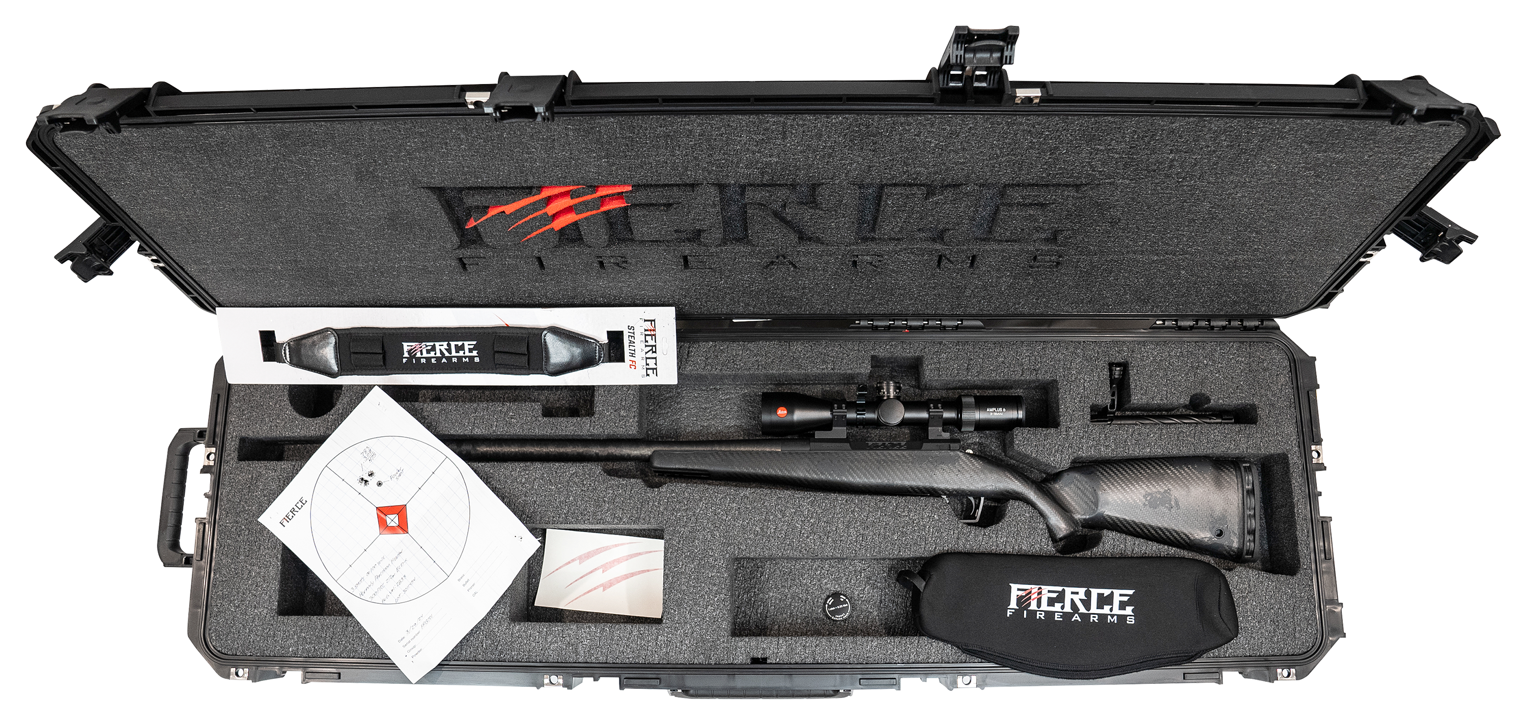 Fierce Firearms Carbon Rogue Blackout Long-Range Bolt-Action Centerfire Rifle Package - 6.5 PRC