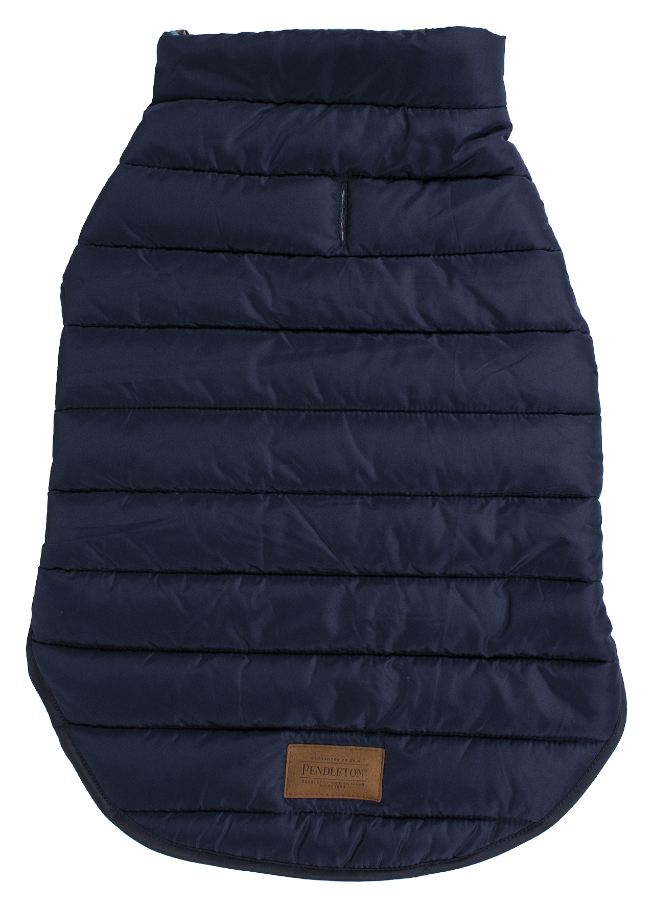 Pendleton Pet Pilot Rock Puffer Dog Coat - Pilot Rock Navy - M - 21″-29″ - Pendleton Pet