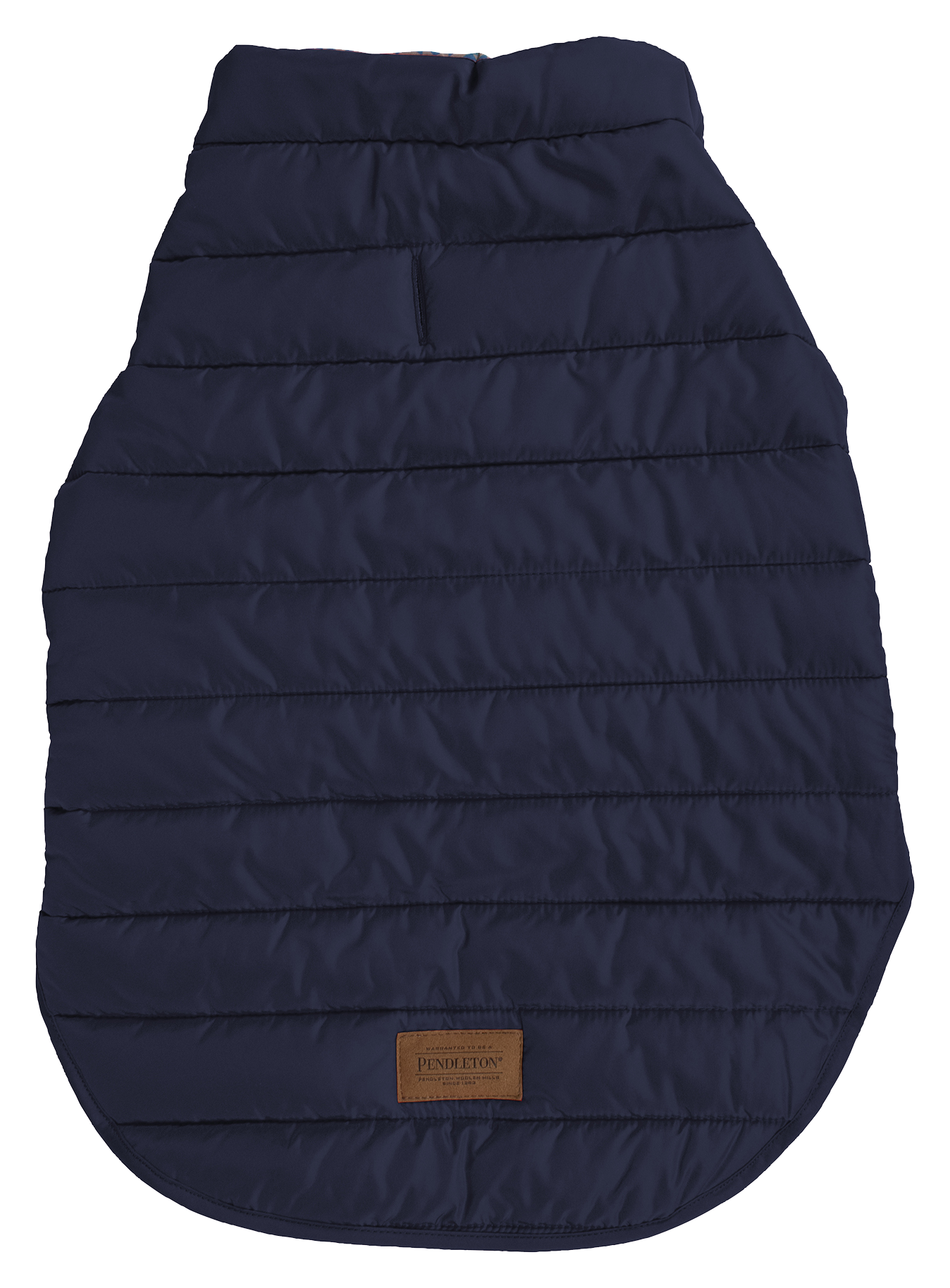 Pendleton Pet Pilot Rock Puffer Dog Coat - Pilot Rock Navy - L - 24.5″-33″ - Pendleton Pet