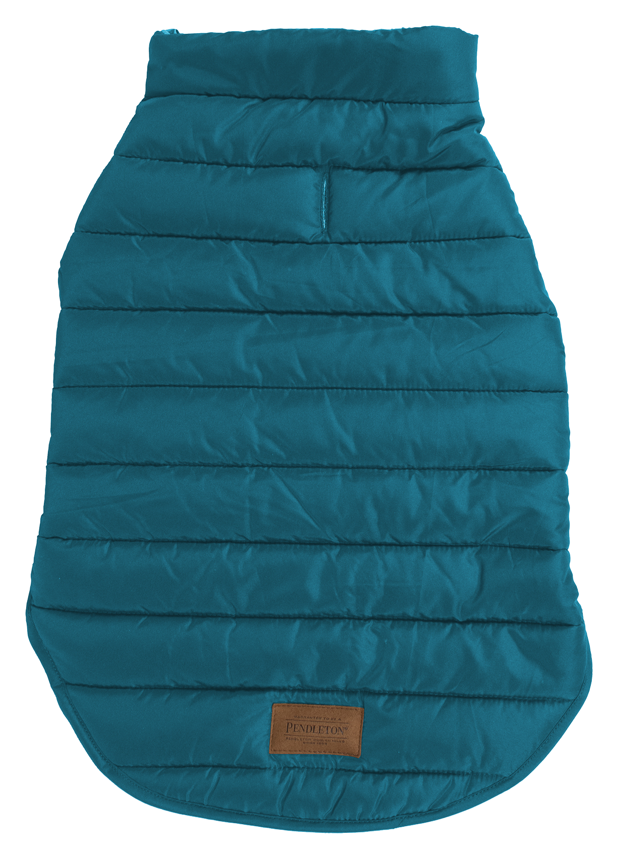 Pendleton Pet Pilot Rock Puffer Dog Coat - Pilot Rock Teal - M - 21″-29″ - Pendleton Pet