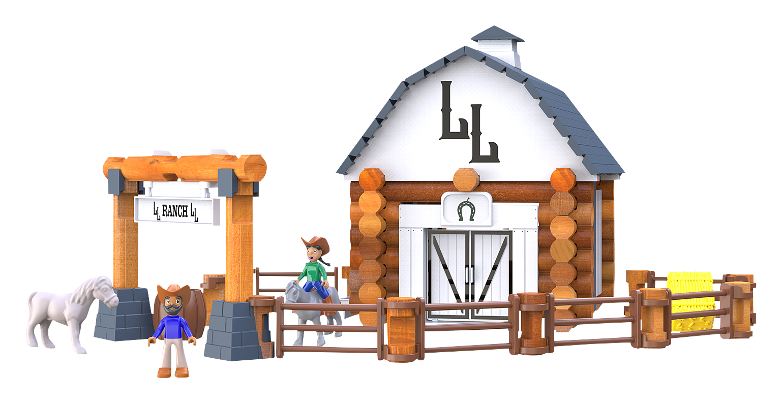 Lincoln Logs Big Sky Ranch Building Set