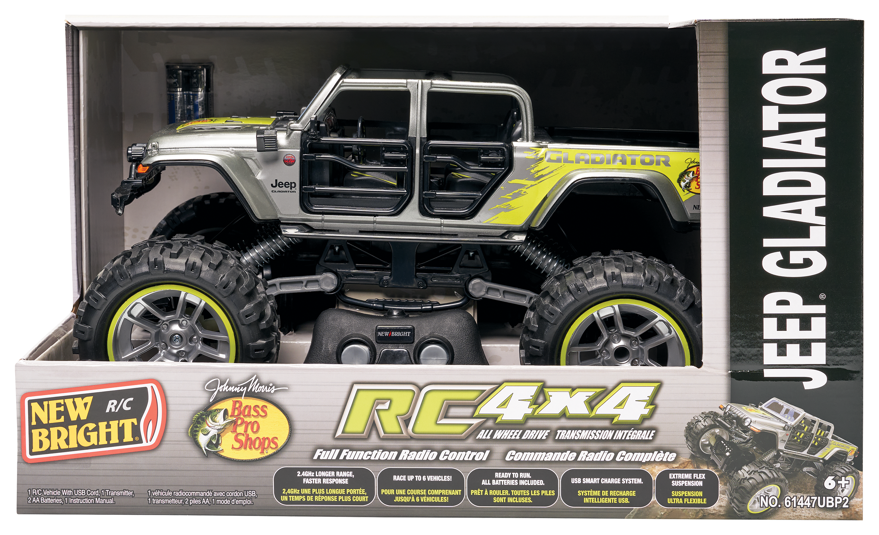 Bass Pro Shops Jeep Gladiator 4x4 1:14 Remote Control Truck