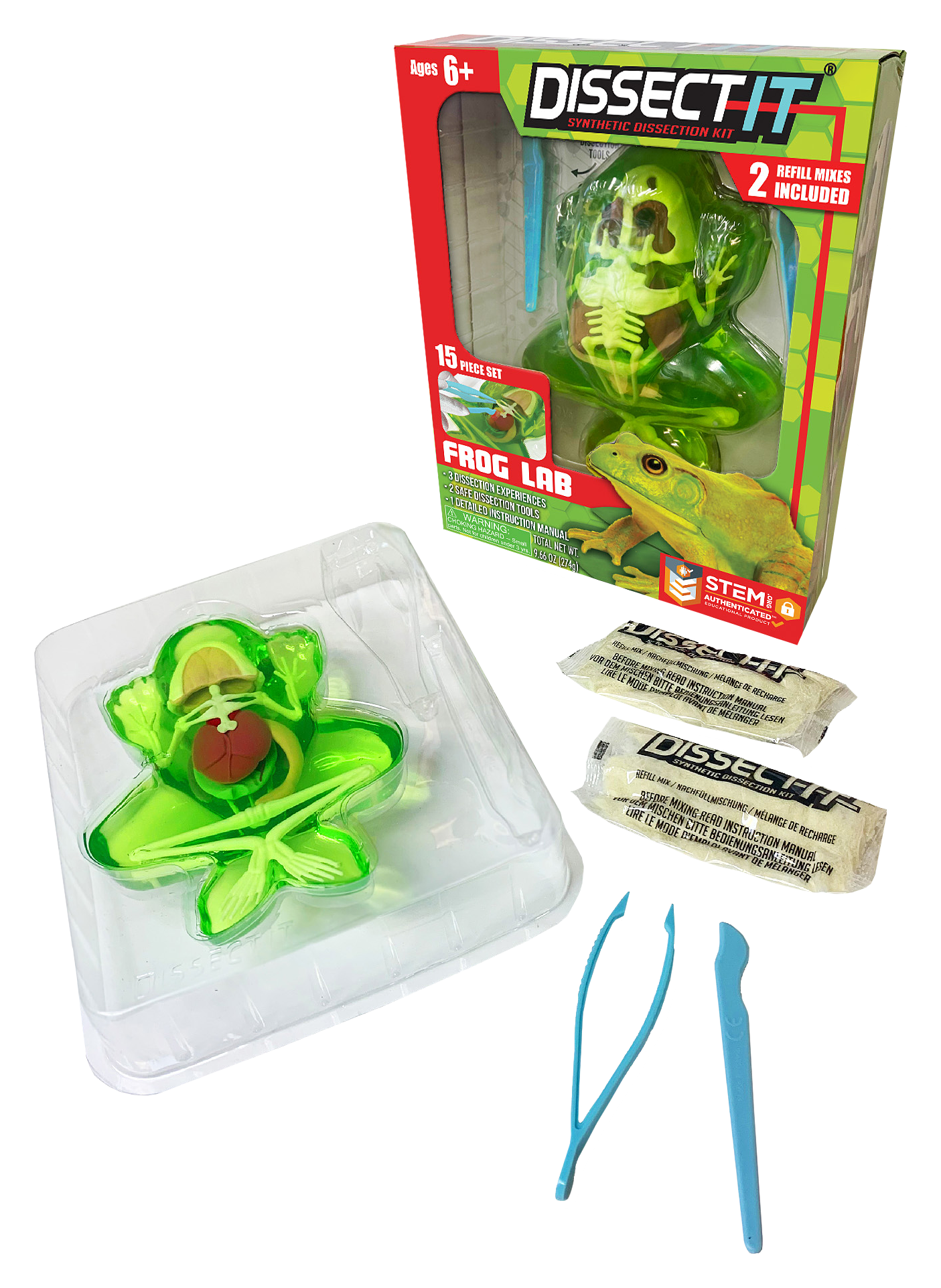 Top Secret Toys Dissect-It Frog Lab