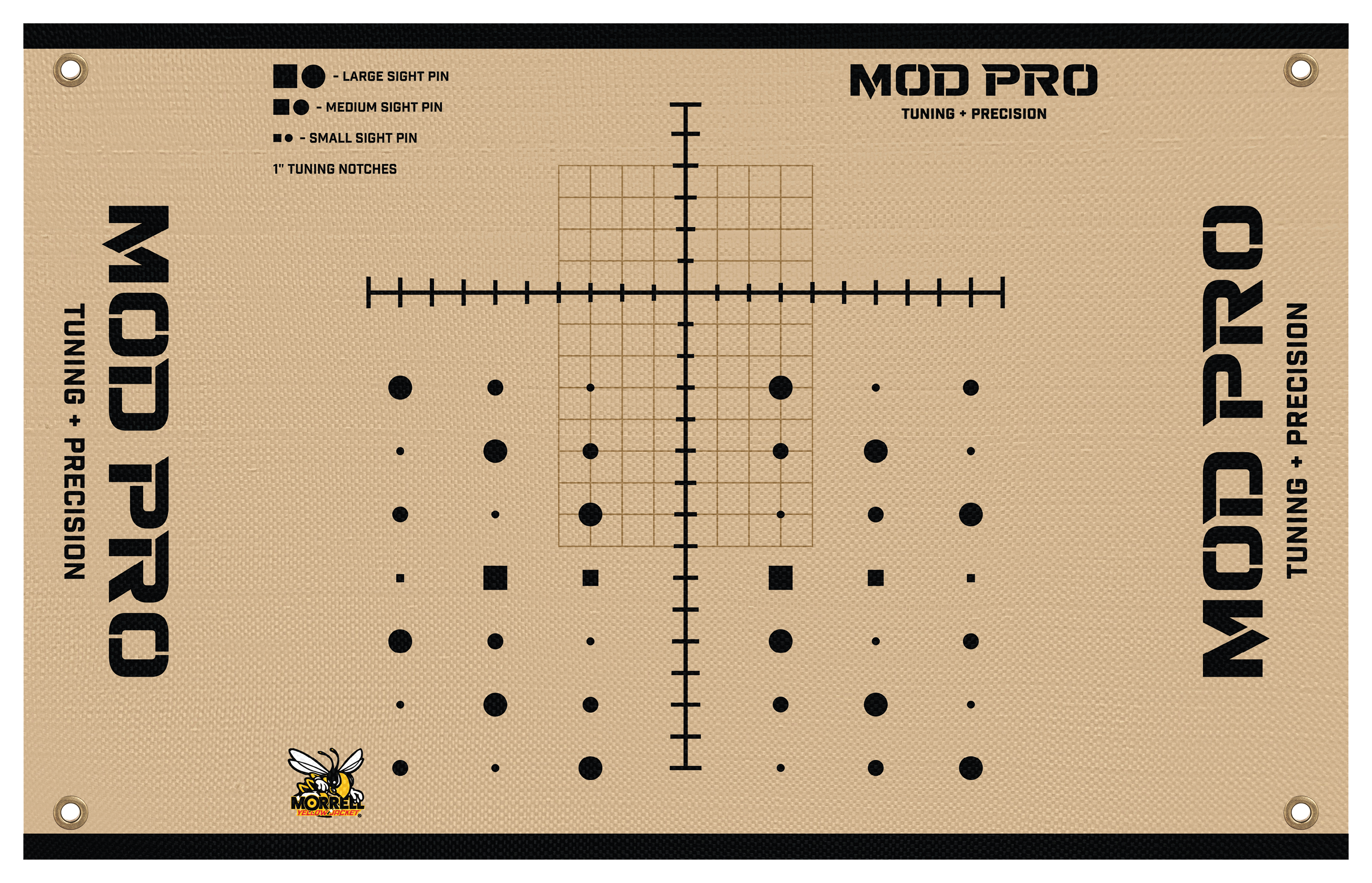 Morrell Yellow Jacket MOD Pro Archery Target Tuning and Precision Face Wrap - Morrell