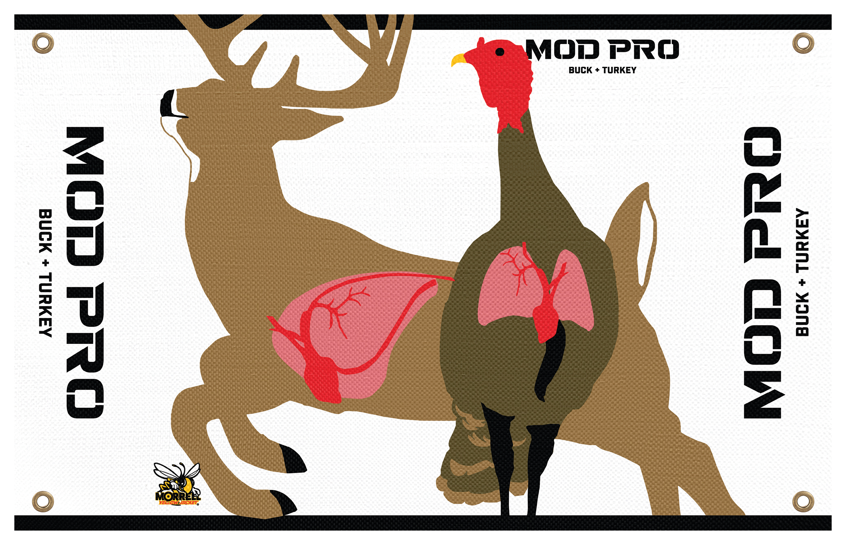 Morrell Yellow Jacket MOD Pro Archery Target Buck and Turkey Face Wrap - Morrell