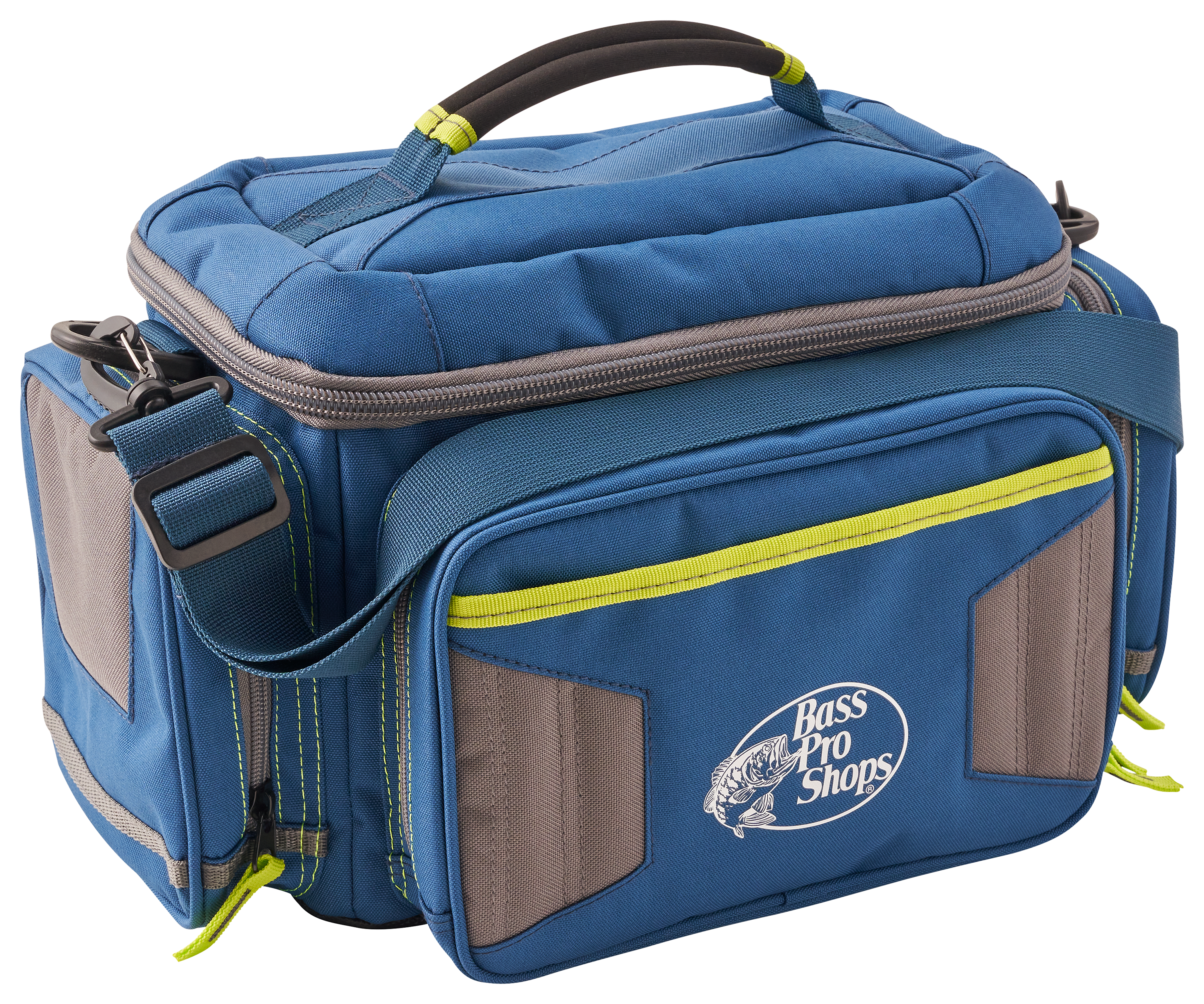 Image of Bass Pro Shops Pro Guide Shoulder Strap Tackle Bag - 16″ x 9″ x 9″ - Bag with Four 3600 Boxes