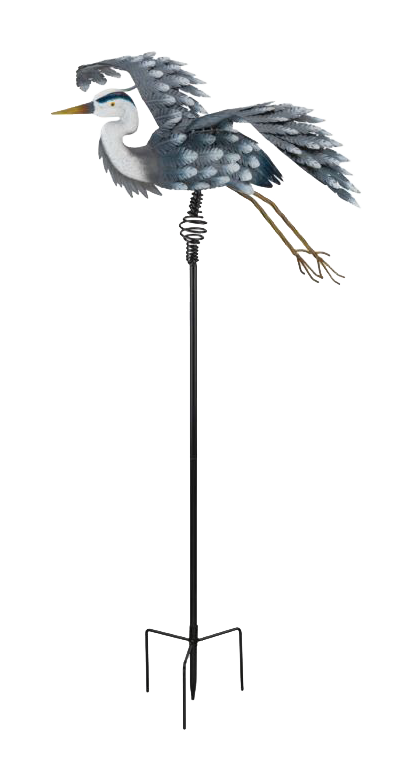 Image of Regal Art &Gift Heron Bouncie Yard Stake