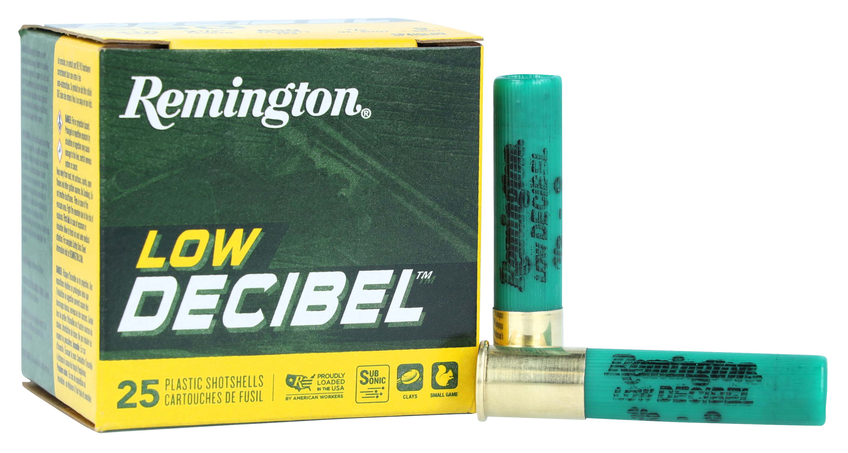 Remington Low Decibel .410 Shotshells - .410 Bore - #9 - 2.5″ - 25 Rounds - Remington