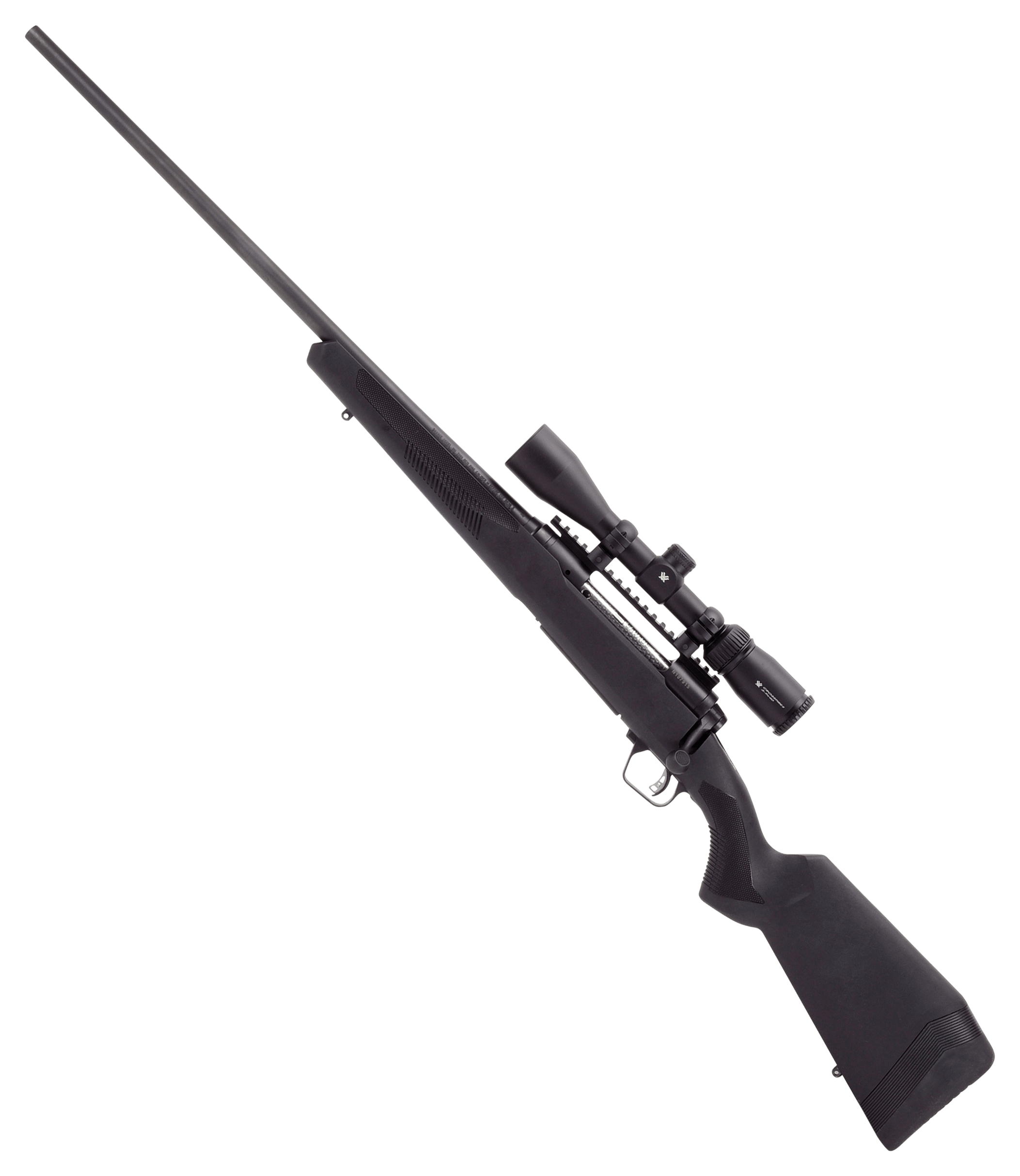 Image of Savage Arms 110 Apex Hunter XP Bolt-Action Rifle - .400 Lgnd - 18″ - Left - Matte Black - Black Synthetic - 4 + 1