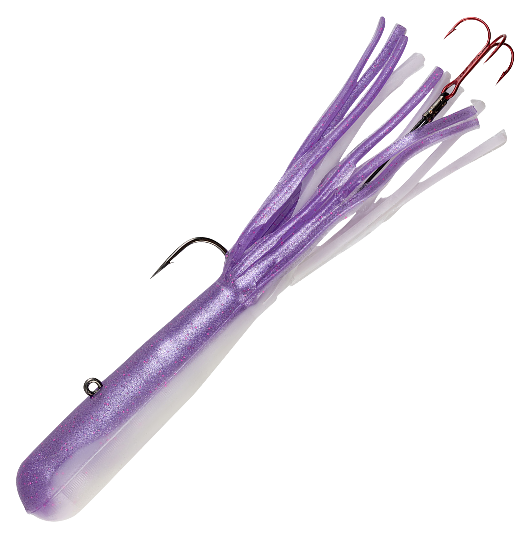 Image of Northland Fishing Tackle Level Head Predator Tube Jig - 4″ - Purple White