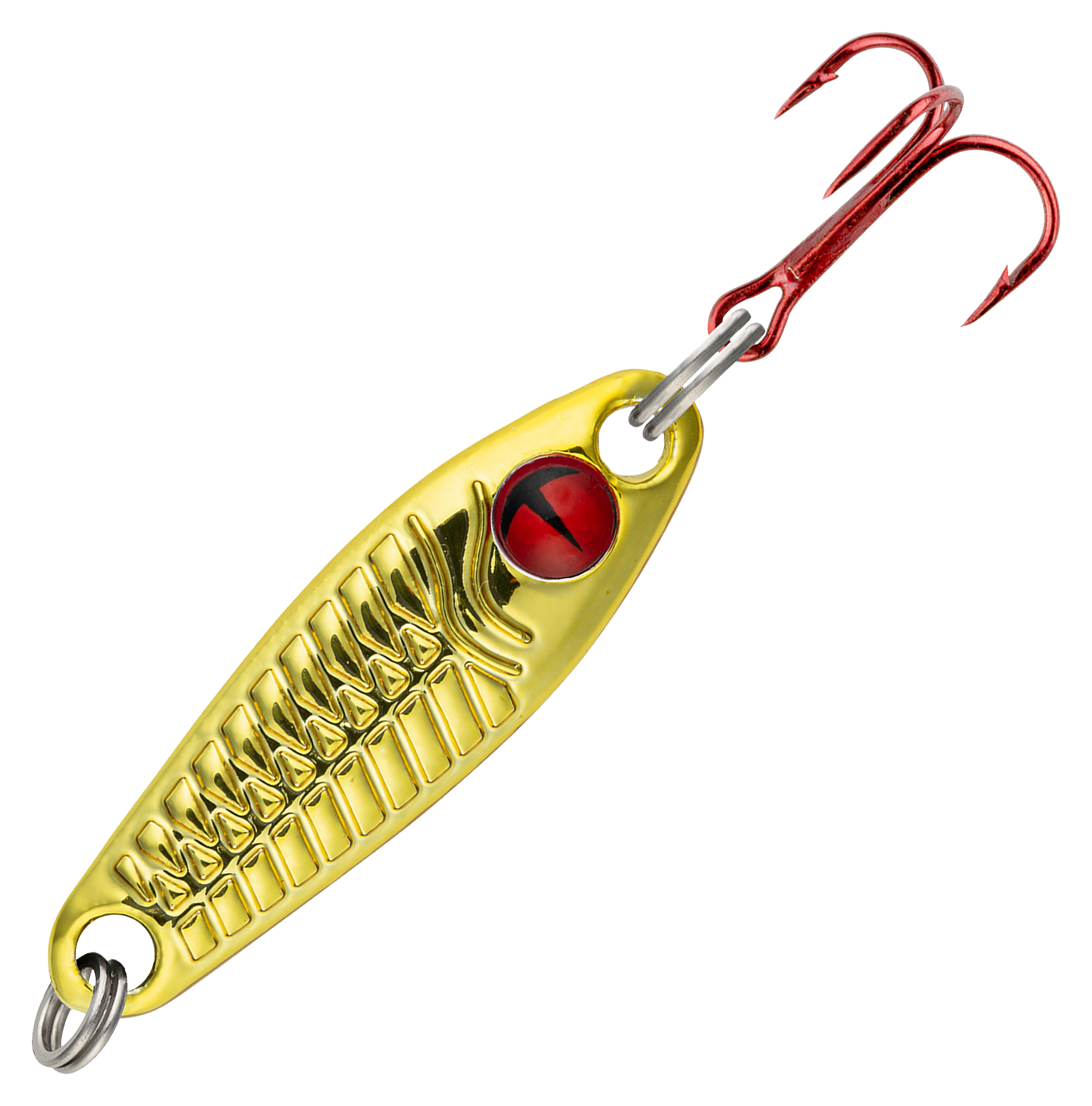 Image of Northland Fishing Tackle Tungsten Buck-Shot Rattle Spoon - Gold - 7/8″, 1/8 oz.