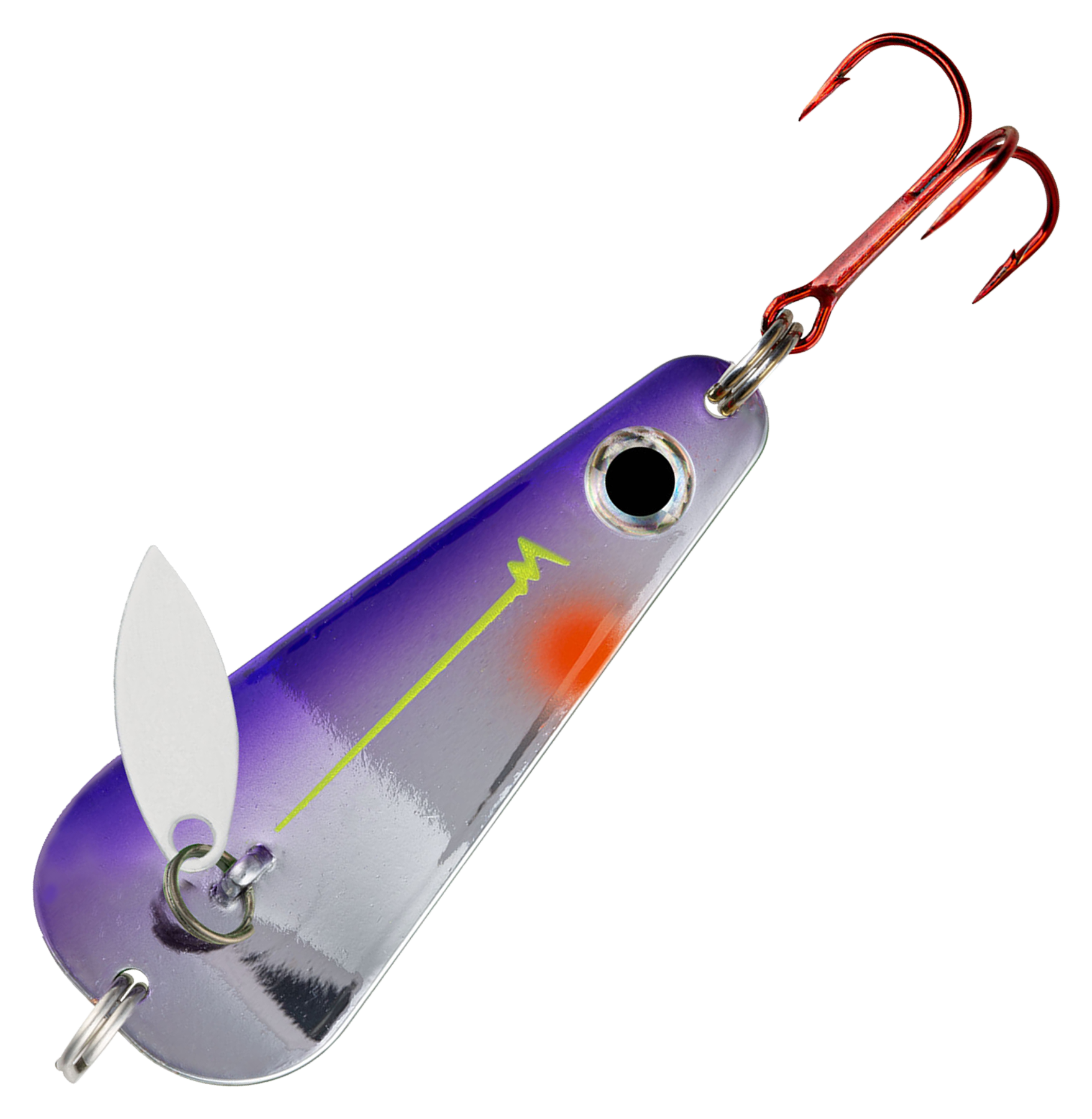 Image of Northland Fishing Tackle Thumper Spoon - Purple Racecar - 1-1/8″, 1/16 oz.