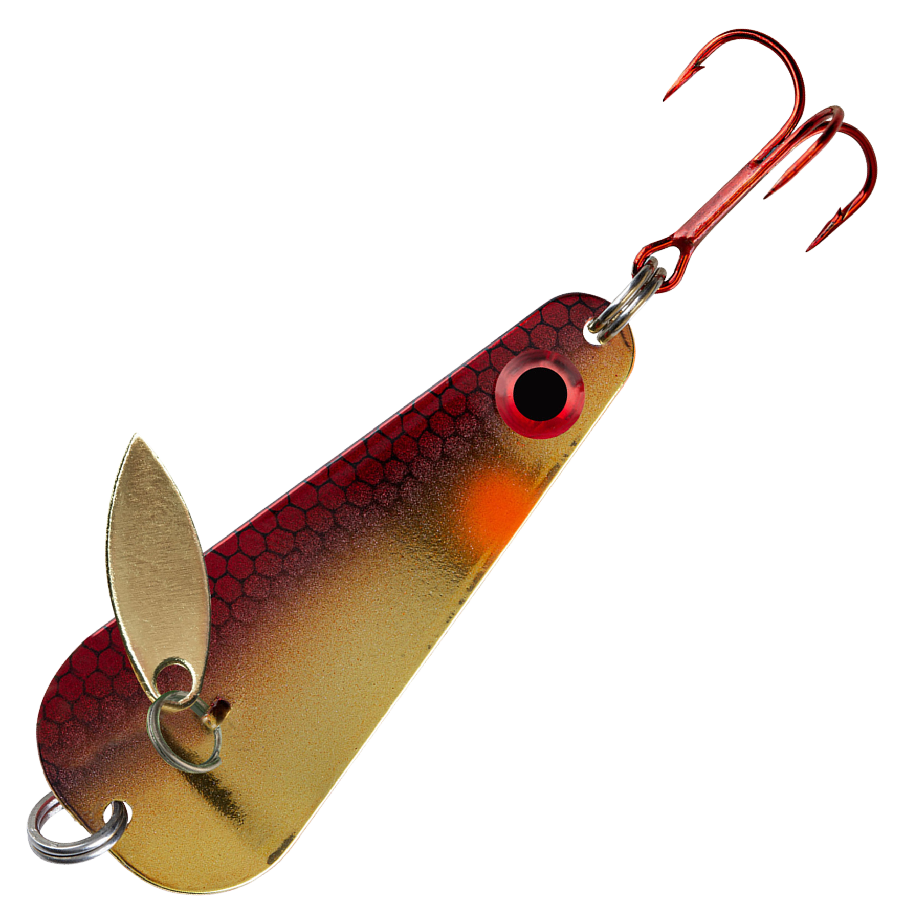 Image of Northland Fishing Tackle Thumper Spoon - Super-Glo Red - 1-1/8″, 1/16 oz.