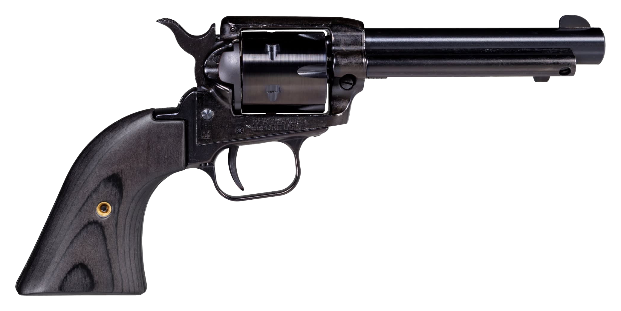 Heritage Rough Rider 475 Black on Black SingleAction Rimfire Revolver