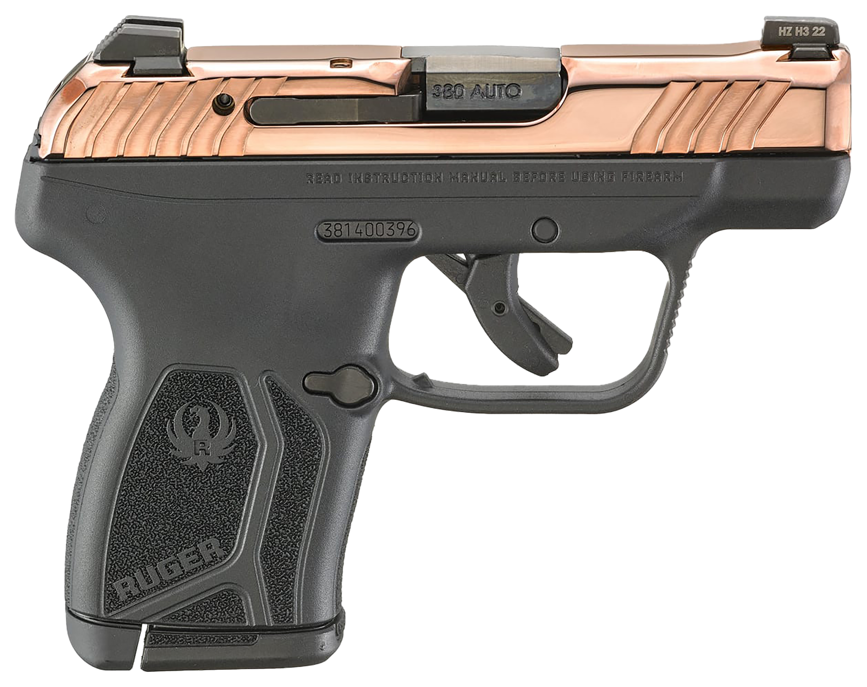 Ruger LCP MAX SemiAuto Pistol  Rose Gold PVD