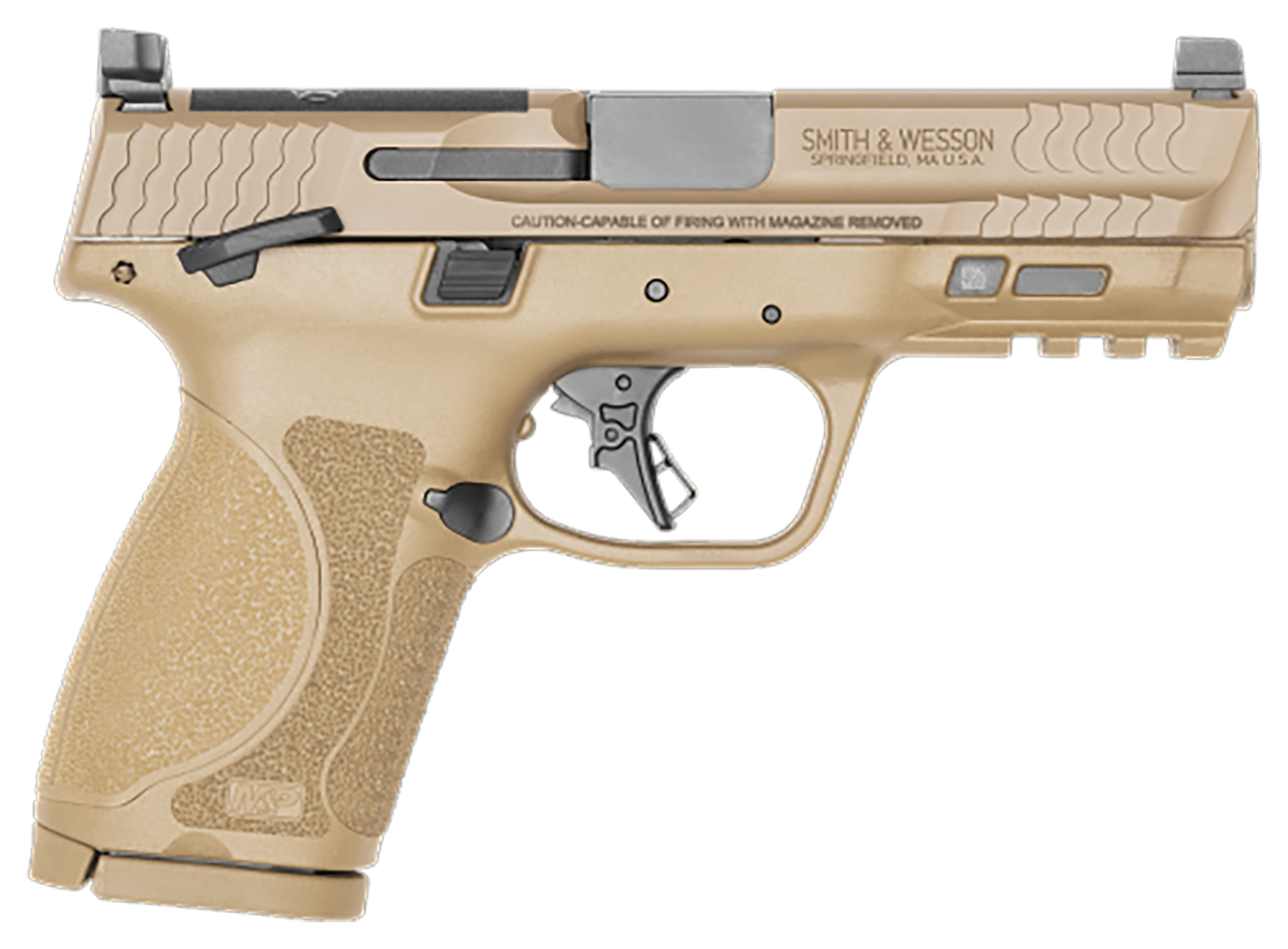 Image of Smith &Wesson M&ampP9 M2.0 Compact Optics-Ready Semi-Auto Pistol - Flat Dark Earth Cerakote