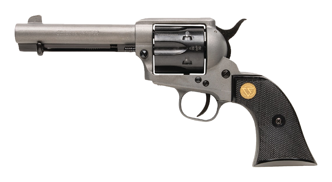 Chiappa Firearms SAA 1873 SingleAction Rimfire Revolver  475  Tactical Gray Cerakote  6 Rounds