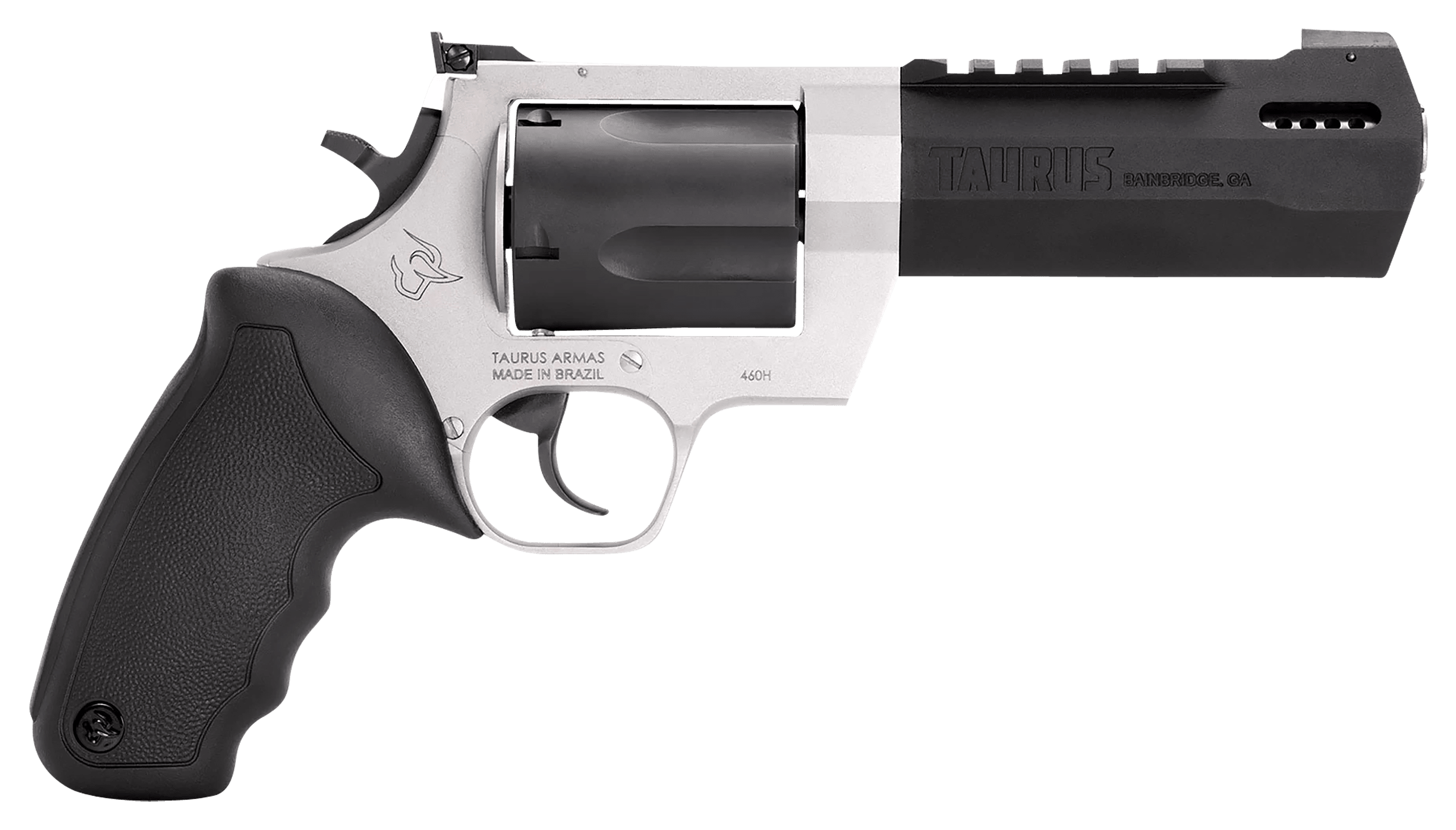 Image of Taurus Raging Hunter Revolver - .460 Smith &Wesson Magnum - Stainless - 5.125″ - 5 rd.