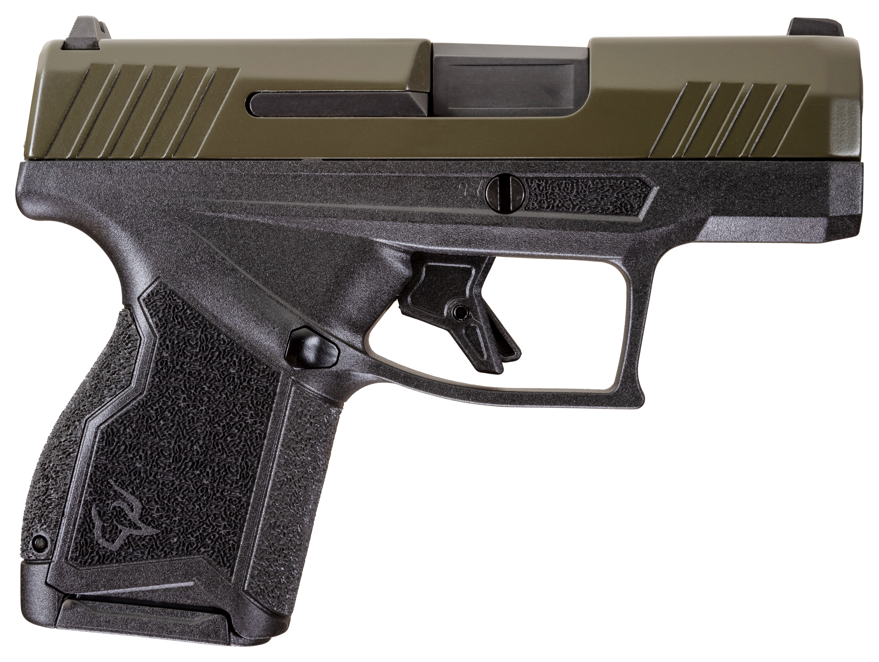 Image of Taurus GX4 Micro-Compact Semi-Auto Pistol - 9mm - 3.06″ - MS Green - Black - 11 + 1