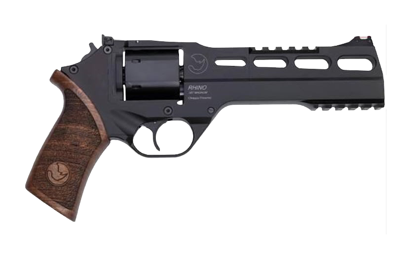 Chiappa Firearms Rhino 60SAR Single-Action Revolver - 9mm - Black - Walnut