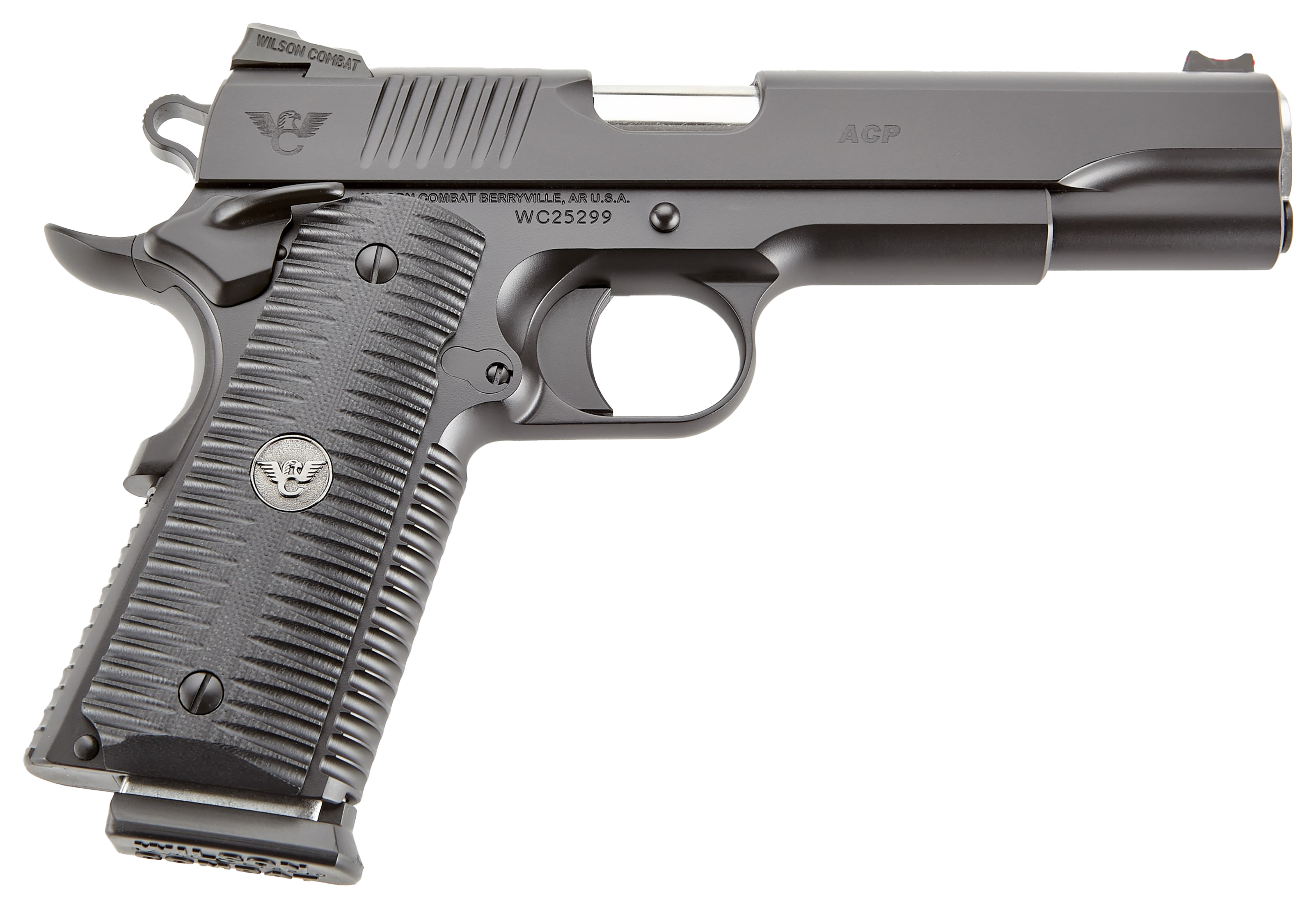 Wilson Combat ACP FullSize 1911 SemiAuto Pistol with Ambidextrous Safety  9mm  10  1