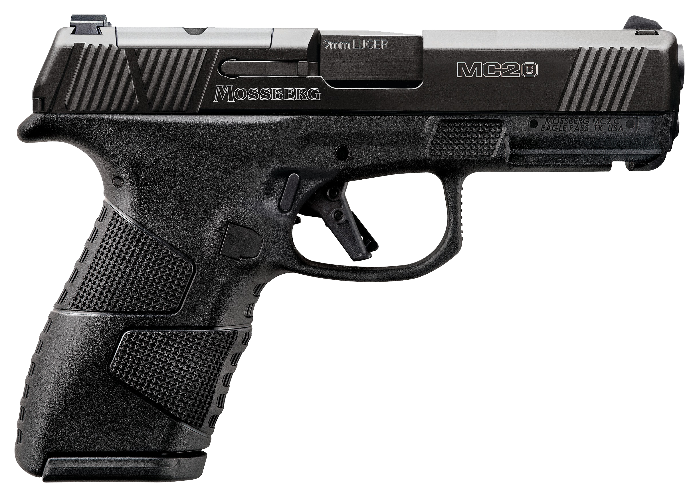 Mossberg MC2c OpticsReady 9mm SemiAuto Pistol  101  Manual Safety