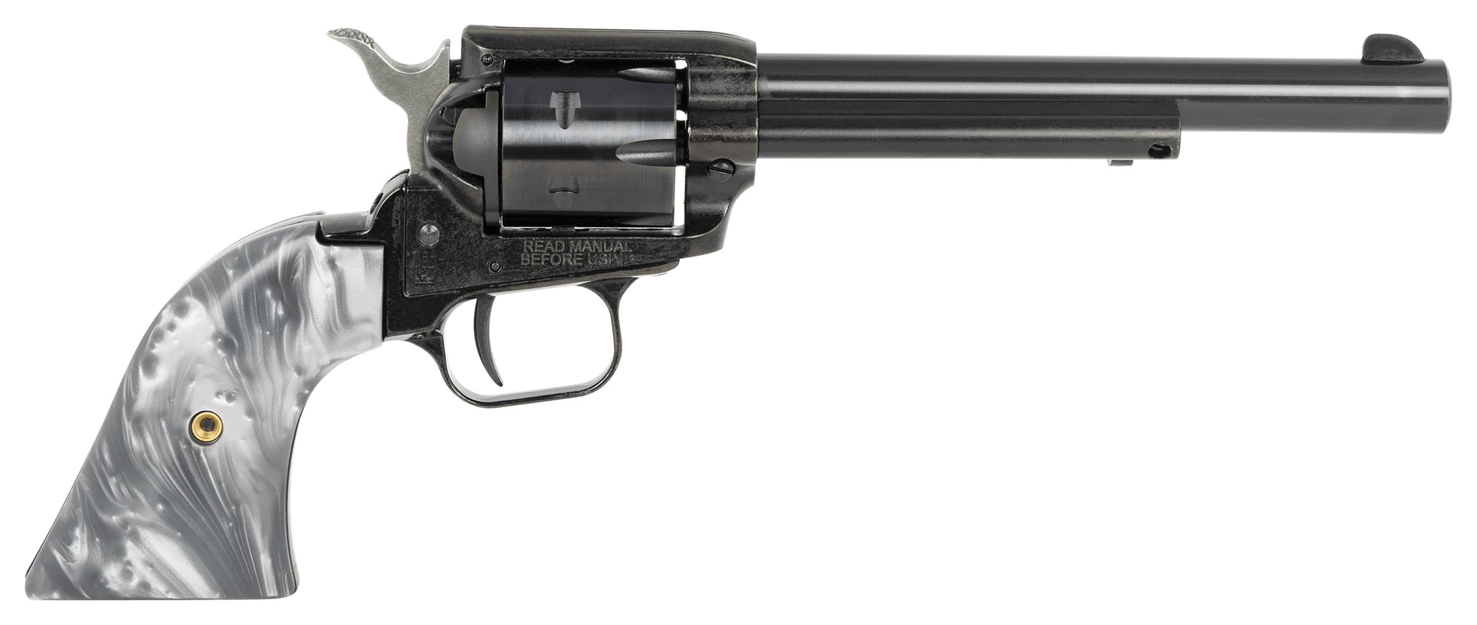 Heritage Rough Rider SingleAction Rimfire Revolver with Gray Pearl Grips  65
