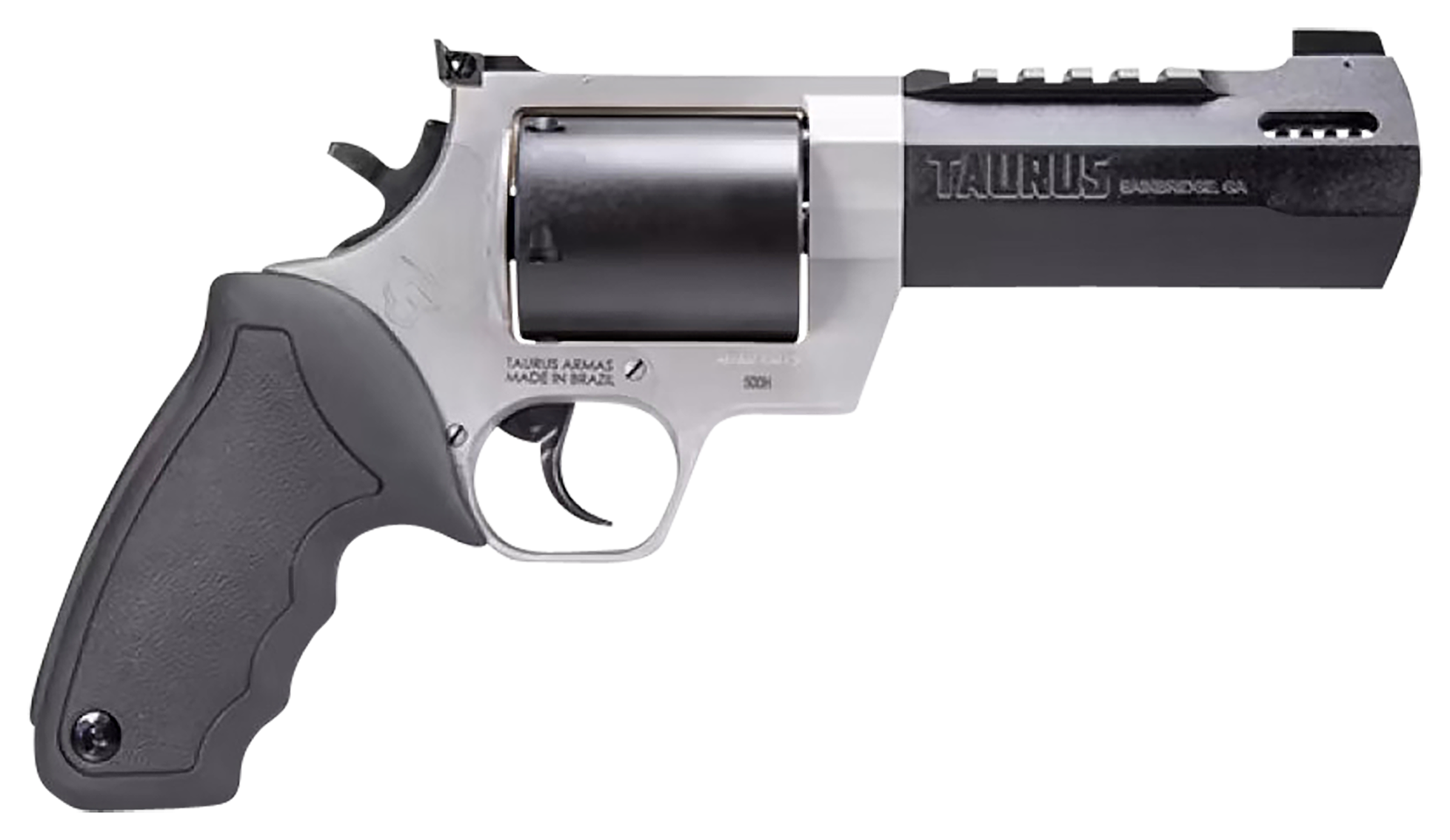 Image of Taurus Raging Hunter Revolver - .500 Smith &Wesson - Stainless - 5.125″ - 5 rd.