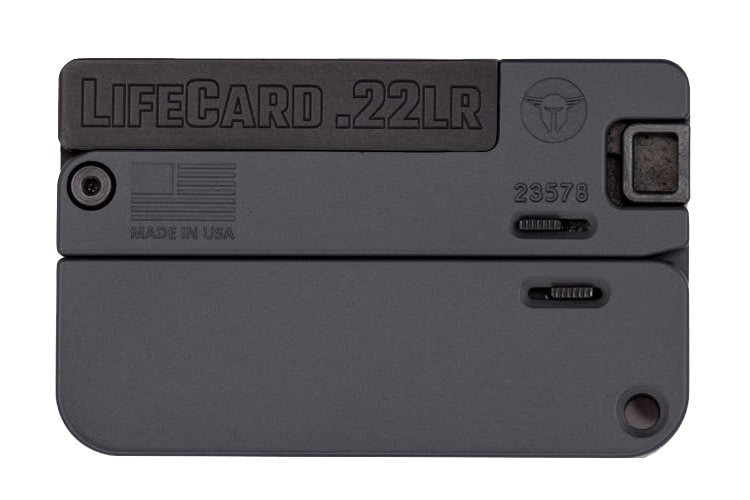Trailblazer Firearms LifeCard SingleShot Pistol  22 Long Rifle  Sniper Grey Aluminum