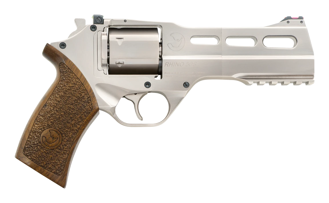 Chiappa Firearms Rhino 50SAR DASA Revolver  375 Mag38 Special  Nickel