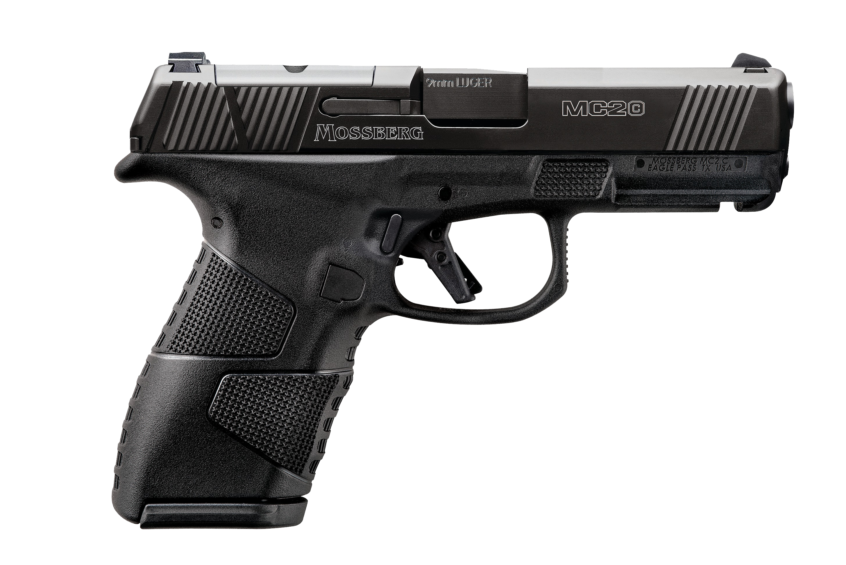 Mossberg MC2c OpticsReady 9mm SemiAuto Pistol with Manual Safety