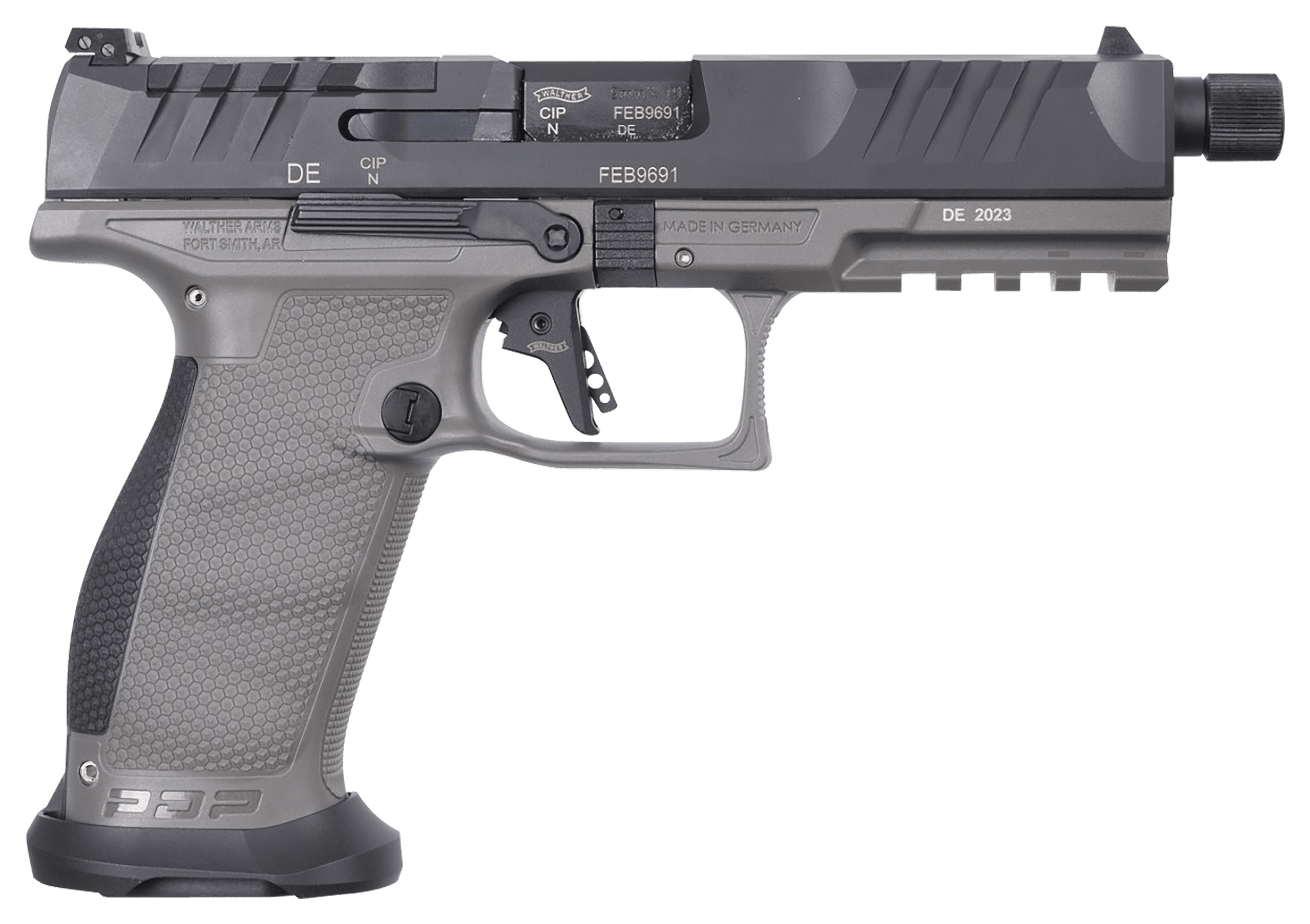 Image of Walther PDP PRO SD Full-Size Optic-Ready Semi-Auto Pistol - 5.1″ - Tungsten - 18 + 1